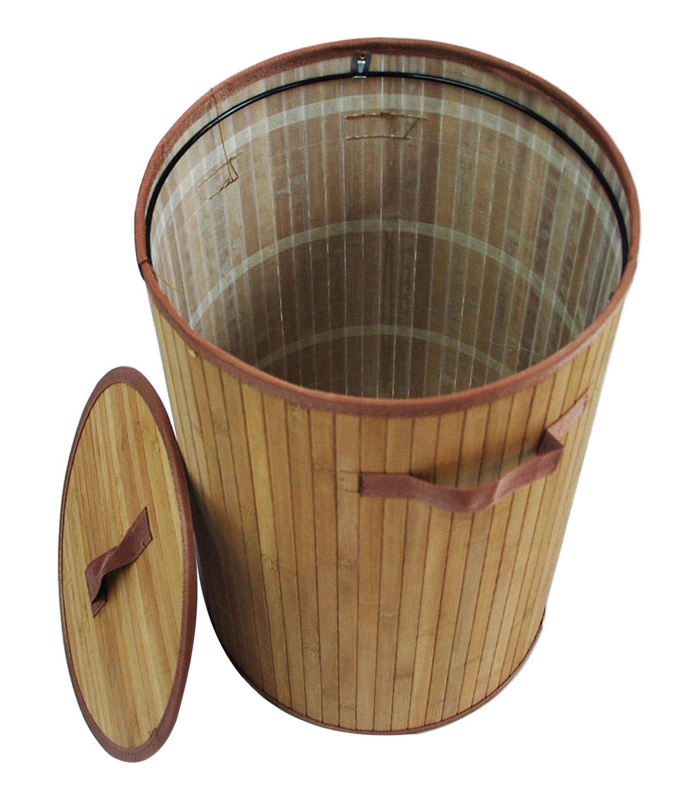Cesto De Ropa Bambu Natural