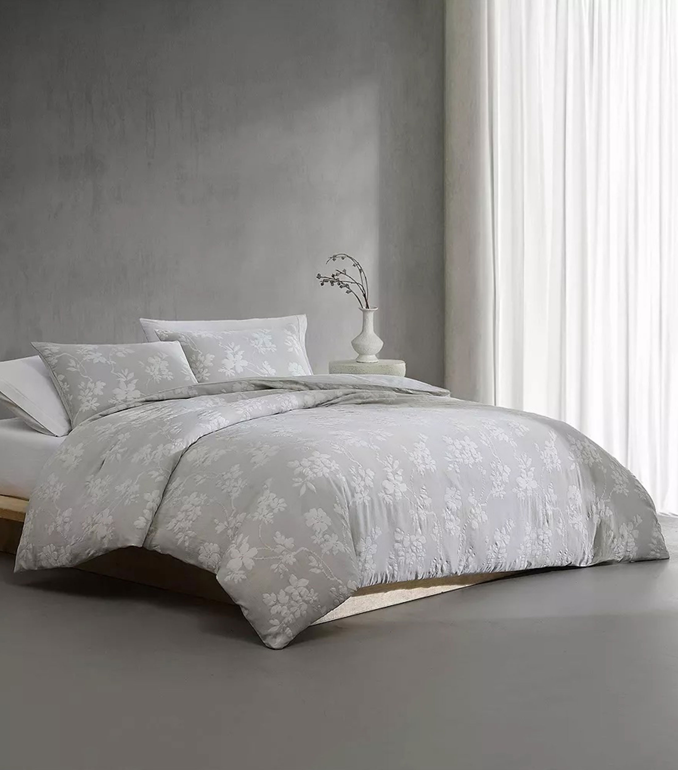 DUVET CK SPRING BRANCHES PEARL QN