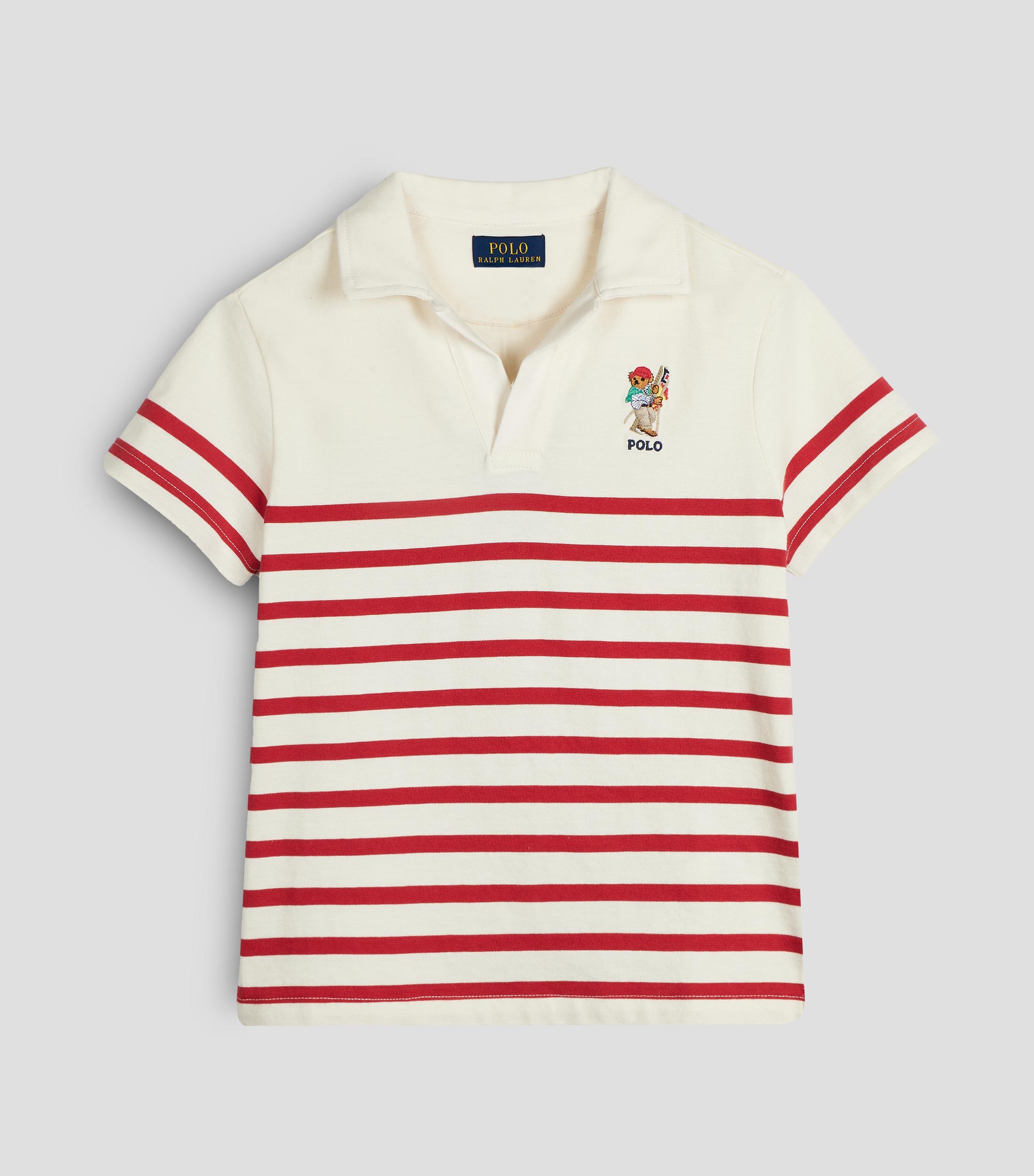 Playera polo manga corta rayas Niño