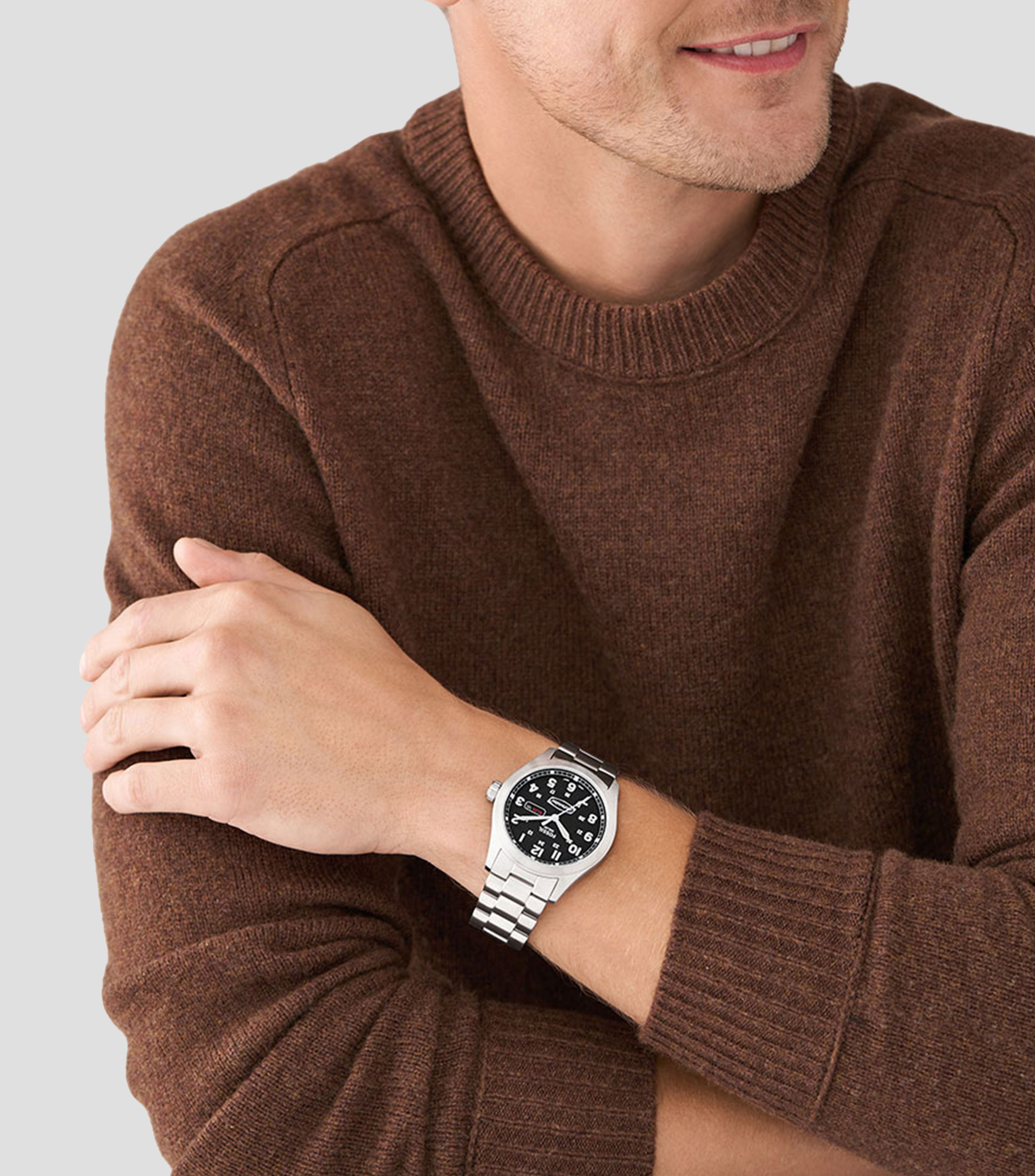 Reloj para Hombre Defender Casual Plateado