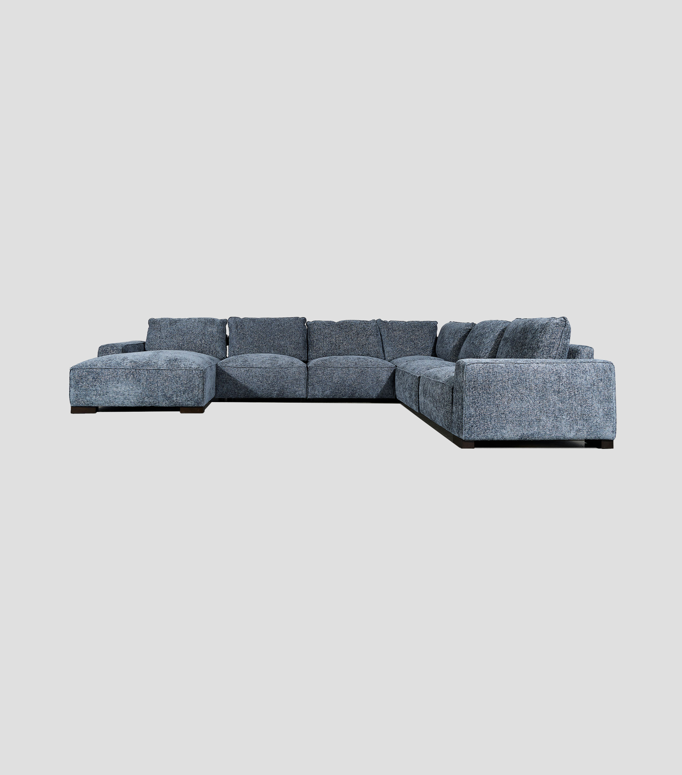 Sala modular izquierda azul