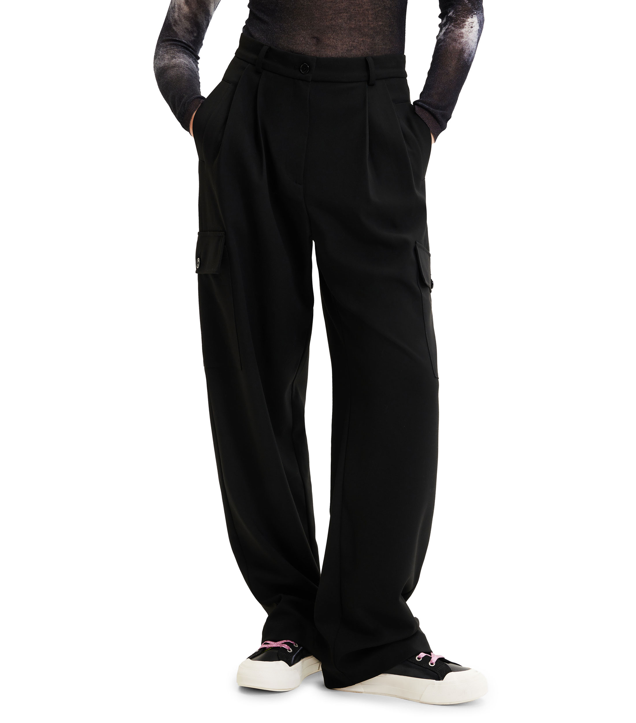 Desigual: Pantalón Con Efecto Piel Basic 2 Mujer | El Palacio De Hierro