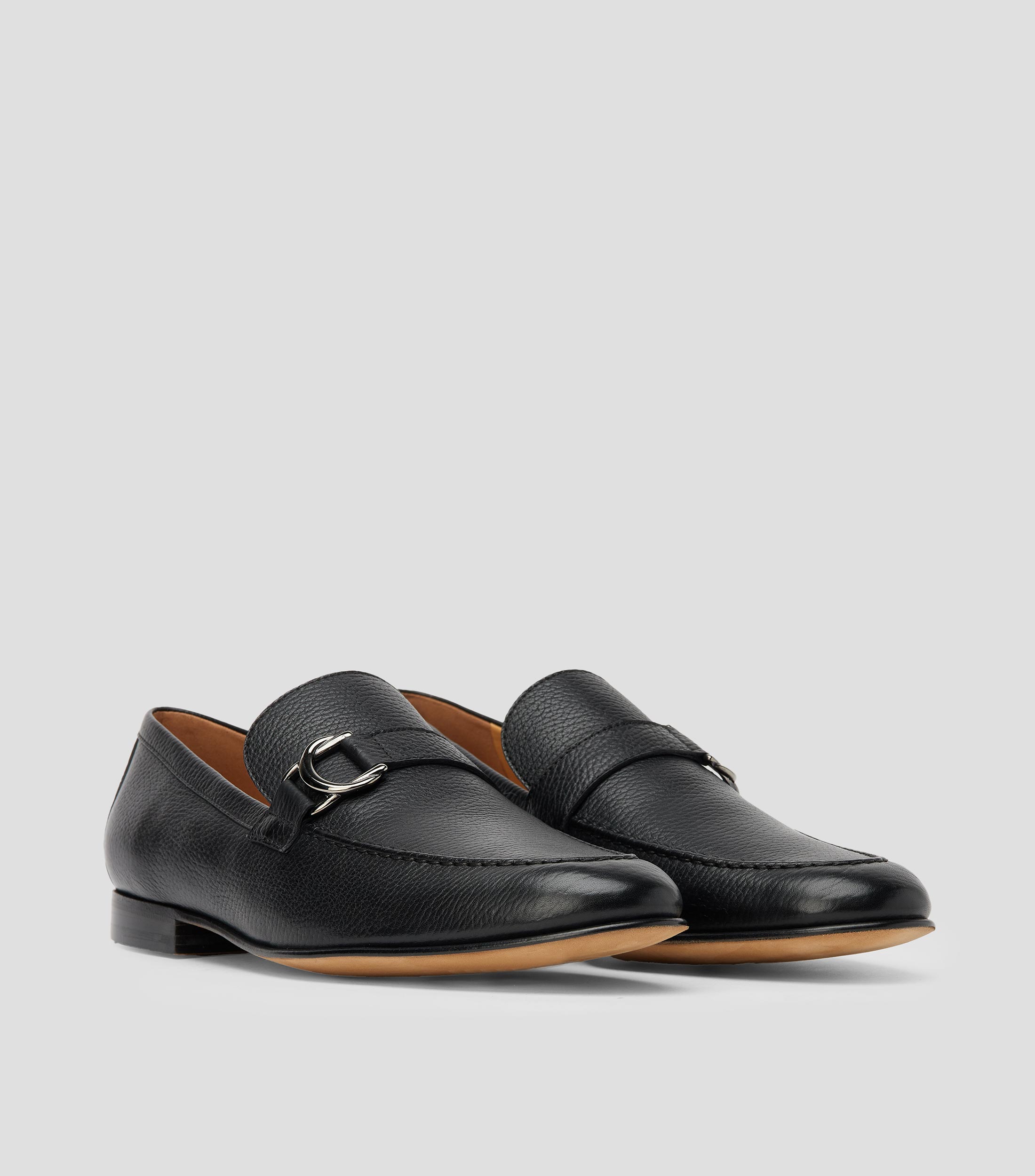 Mocasines en piel Hombre