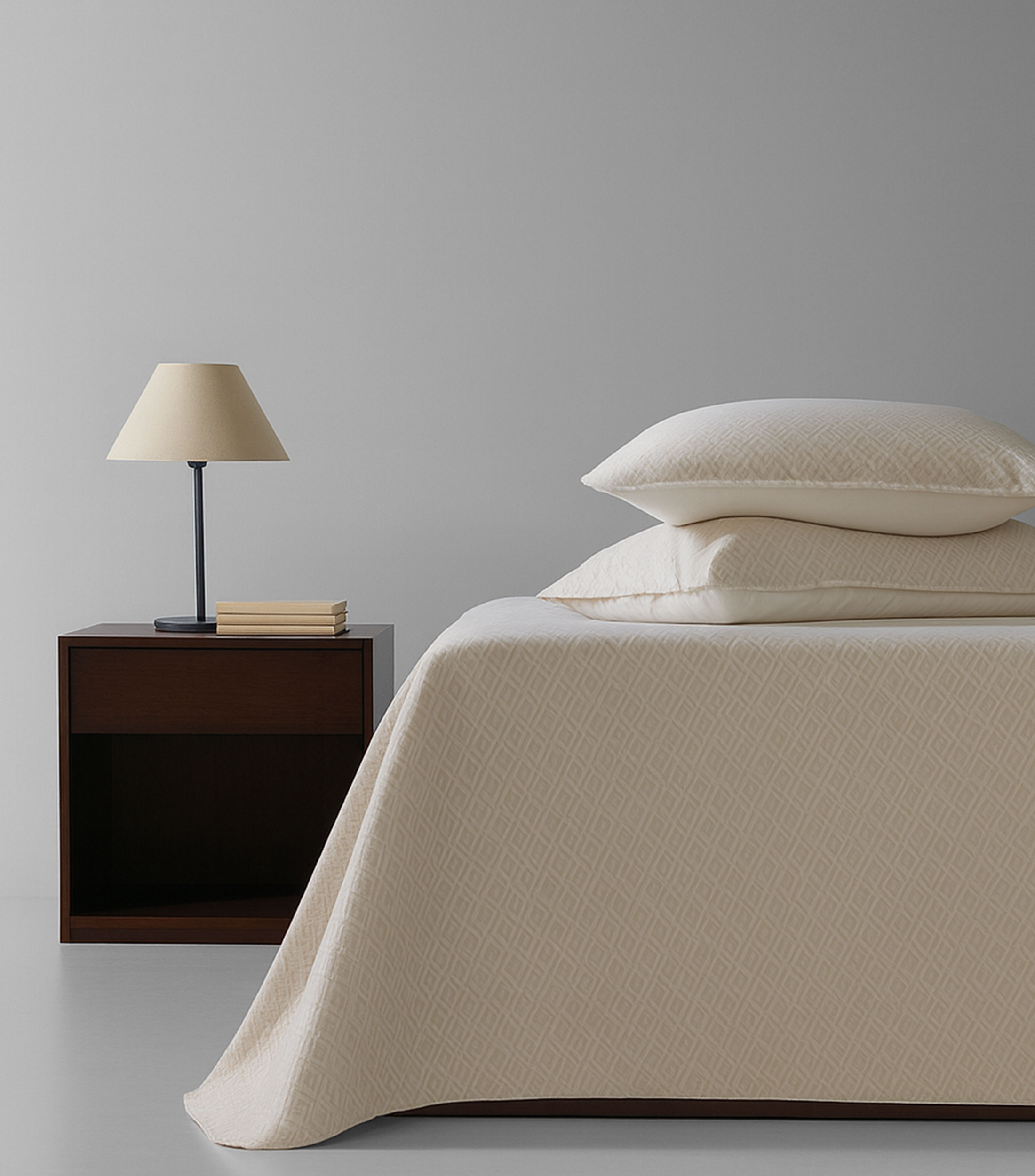 Funda para almohada estándar Coimbra beige
