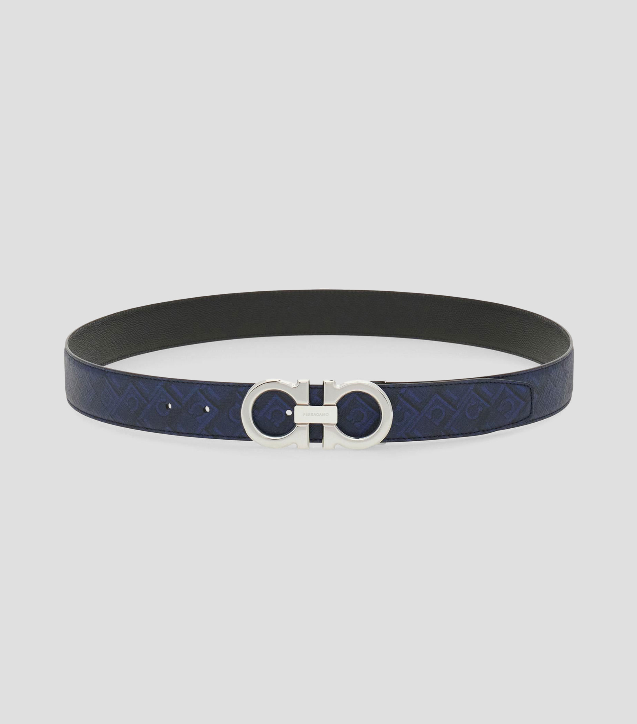 Cinturón reversible y ajustable Gancini Hombre
