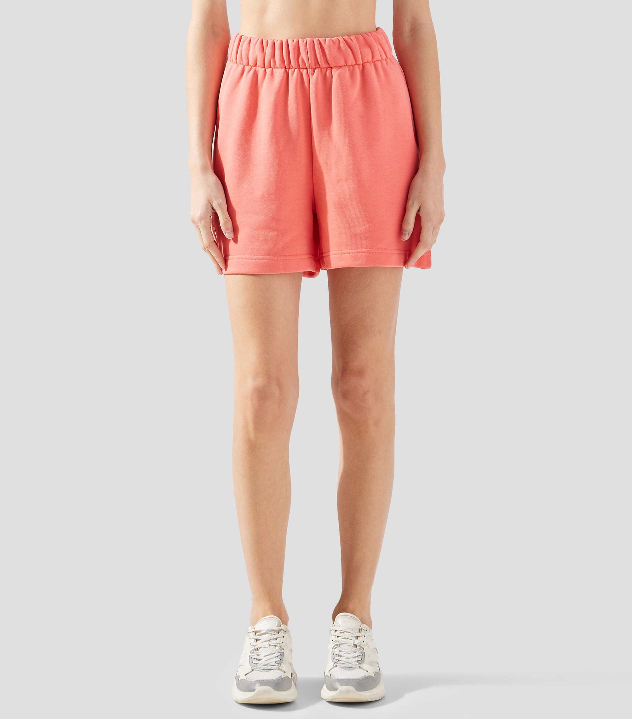 Short para entrenamiento liso Mujer
