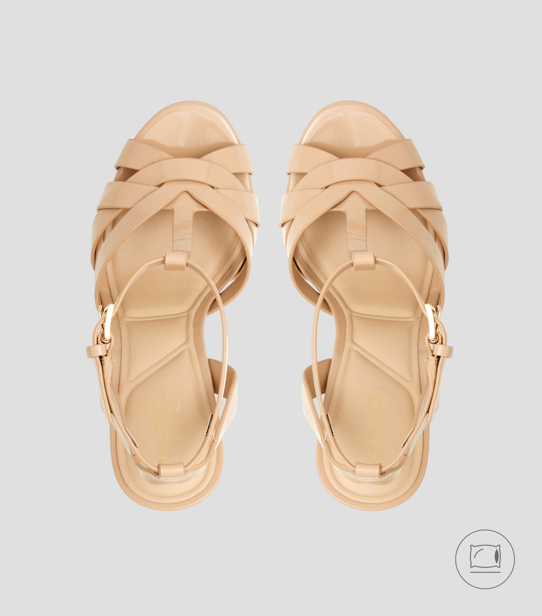 Sandalias con tacón alto delgado Mujer