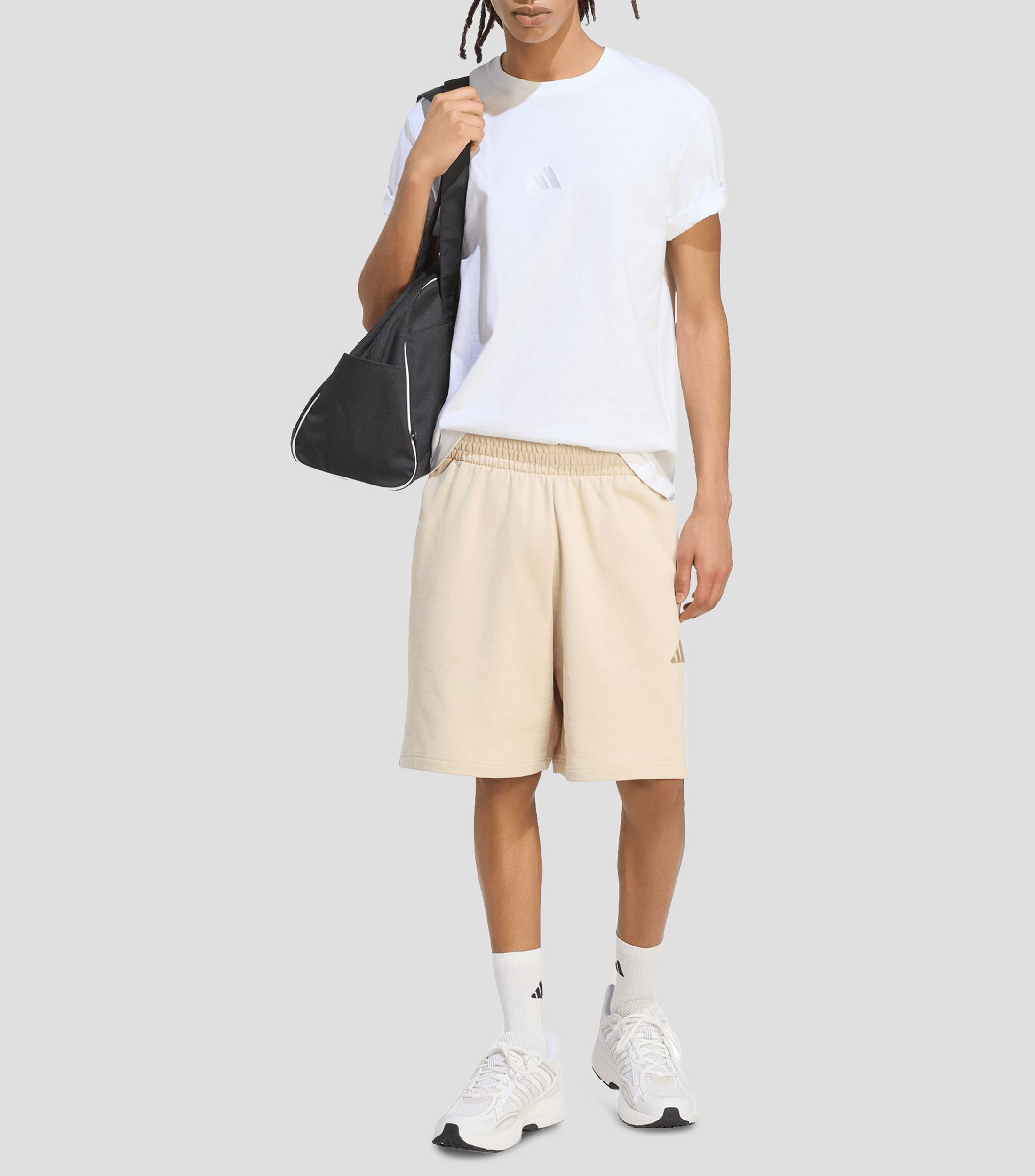 Playera cuello redondo manga corta lisa Hombre