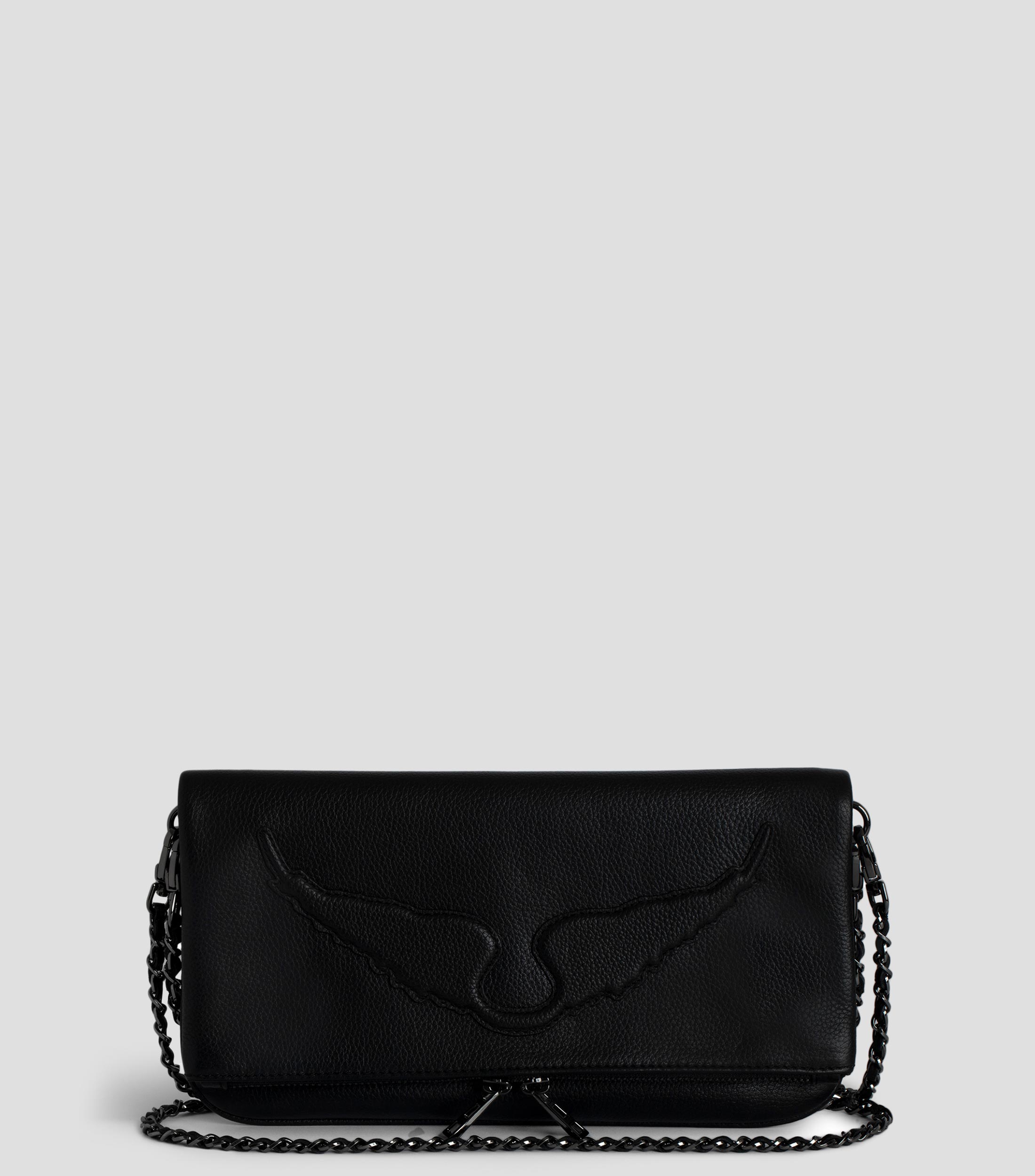 Bolsa Crossbody en piel semigranulado Mujer
