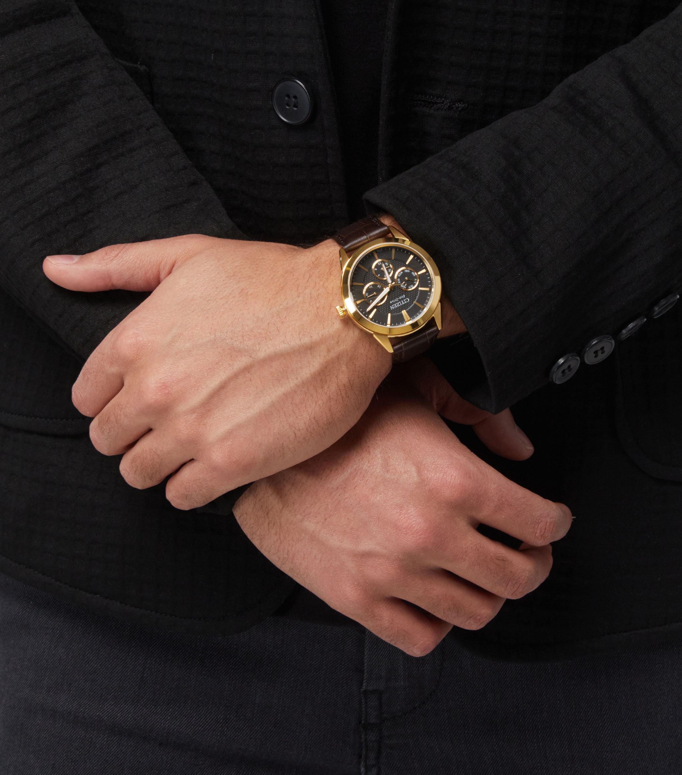 Reloj para hombre Dress classic Casual, Dorado