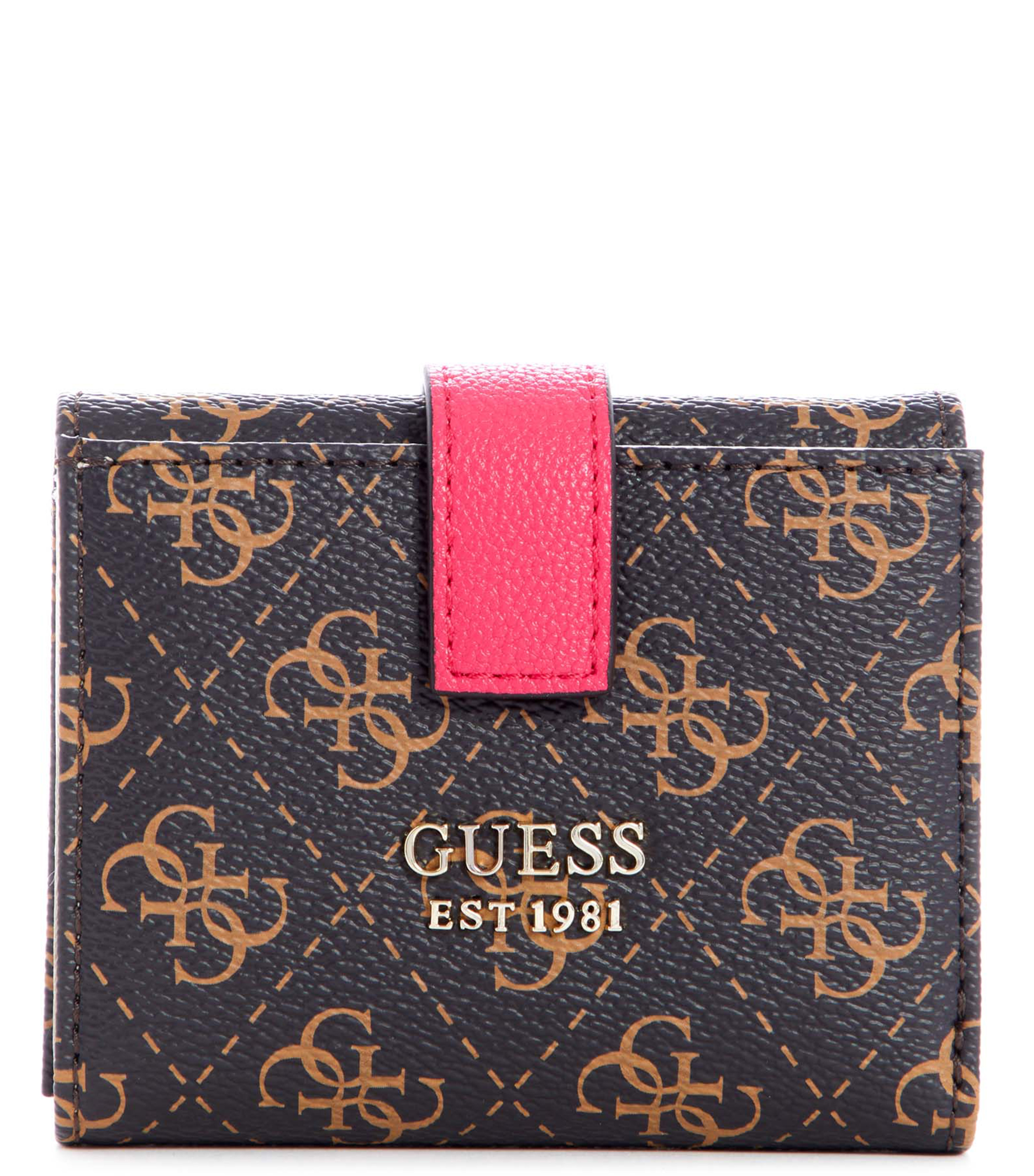 Guess Cartera Trifold Little Paris con Monogram Mujer - El Palacio de Hierro