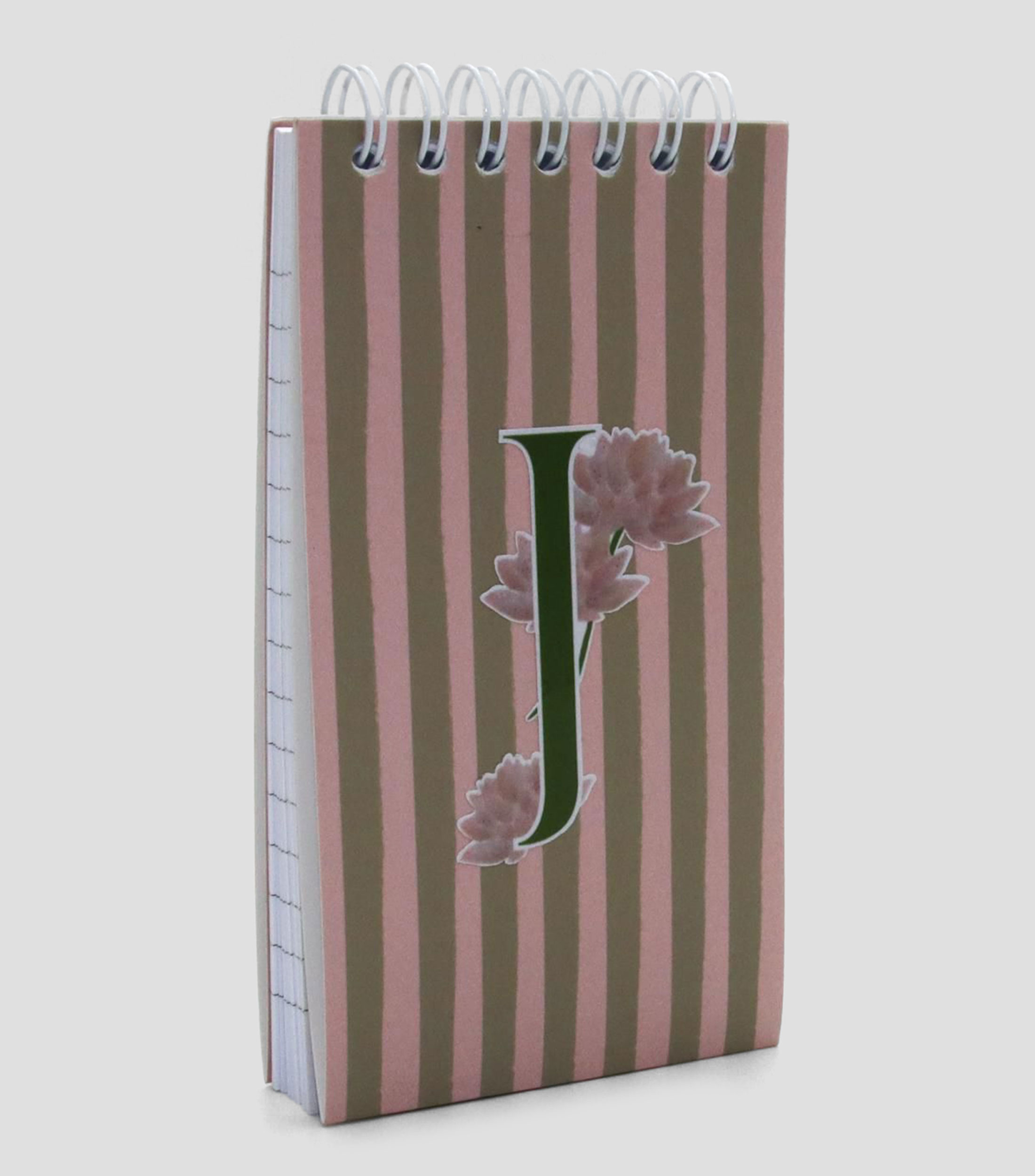 Libreta chica inicial "J", hojas raya
