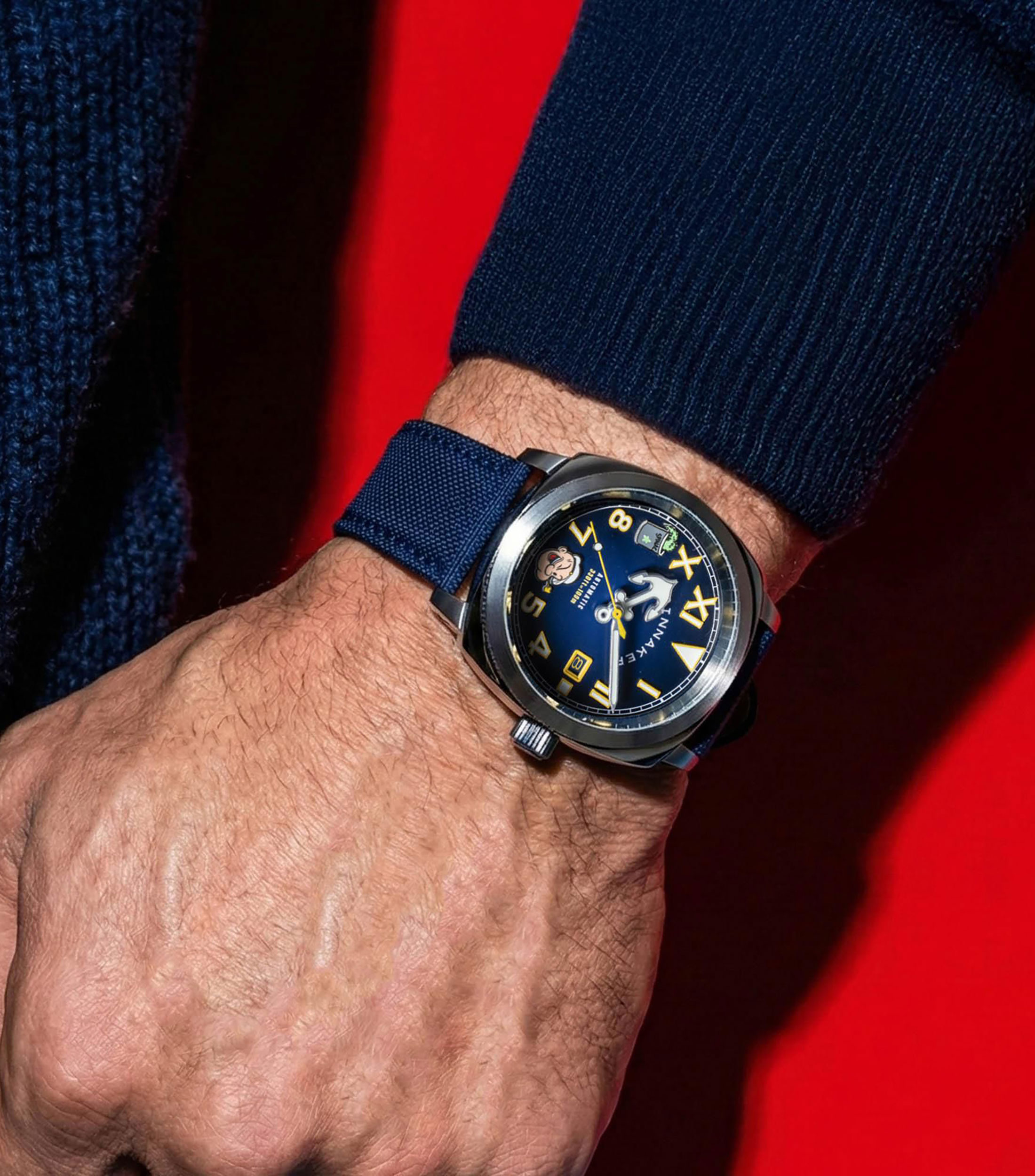 Reloj para Hombre Hull California Automatic Popeye Navy Casual Azul