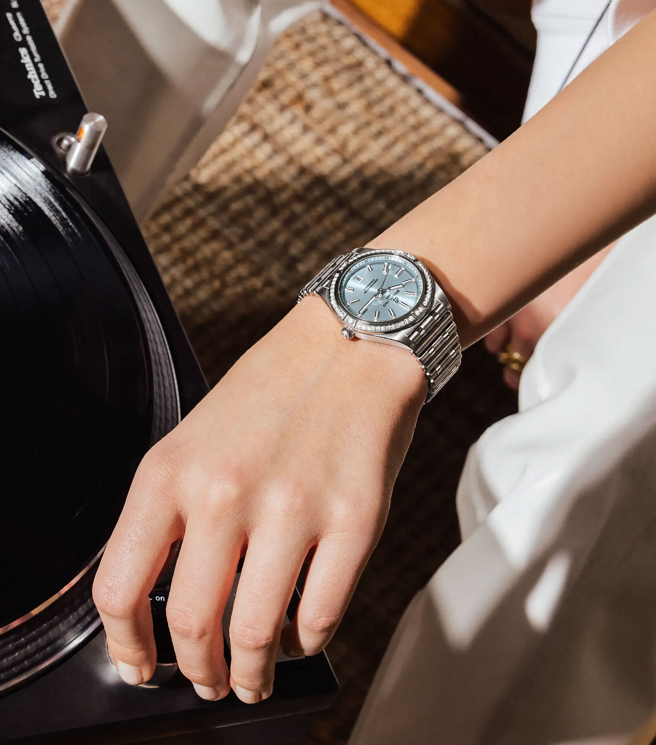 Reloj para Mujer Chronomat Automatic 36 Casual, Plateado