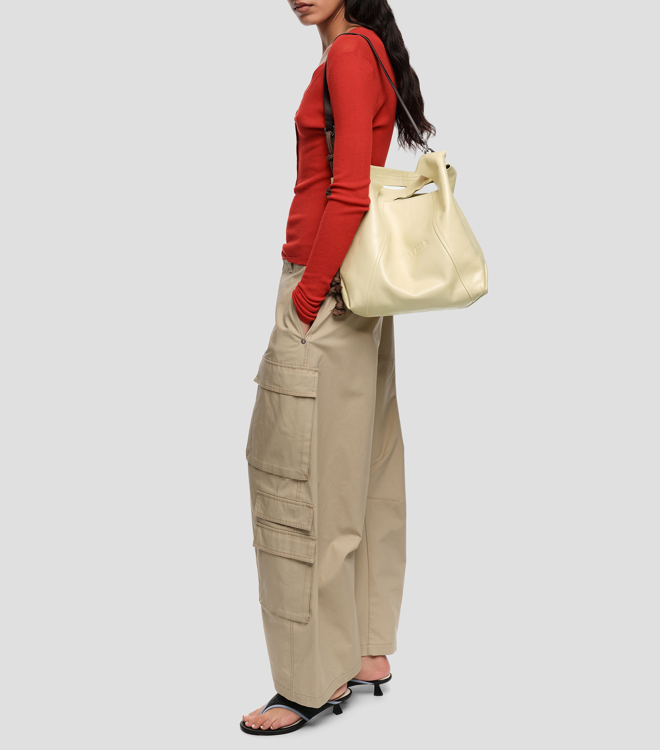 Bolsa Paper mediana en piel Mujer