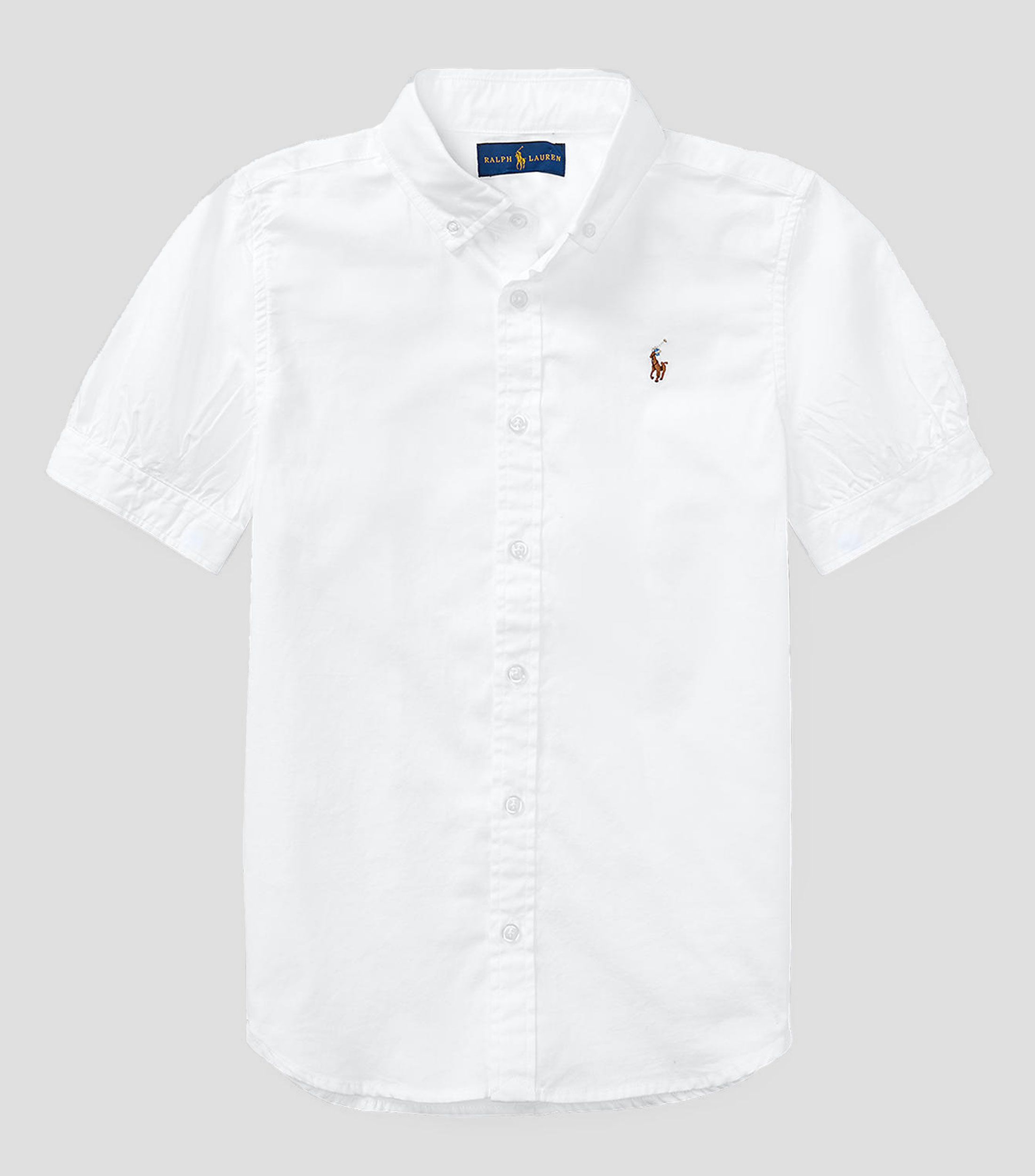 Camisa Oxford manga corta Niña