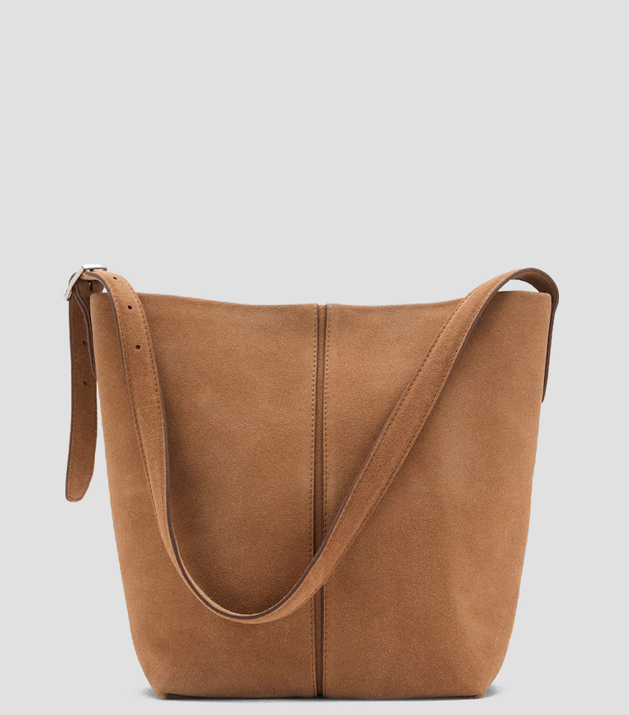Bolsa Bucket en piel Mujer