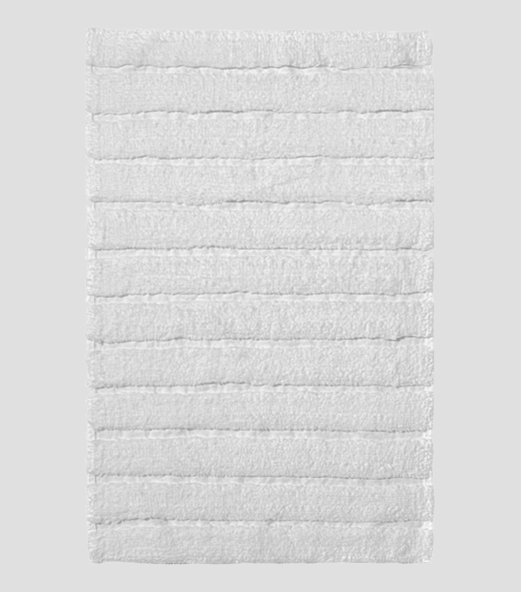 Tapete de Bano Rayas Blanco
