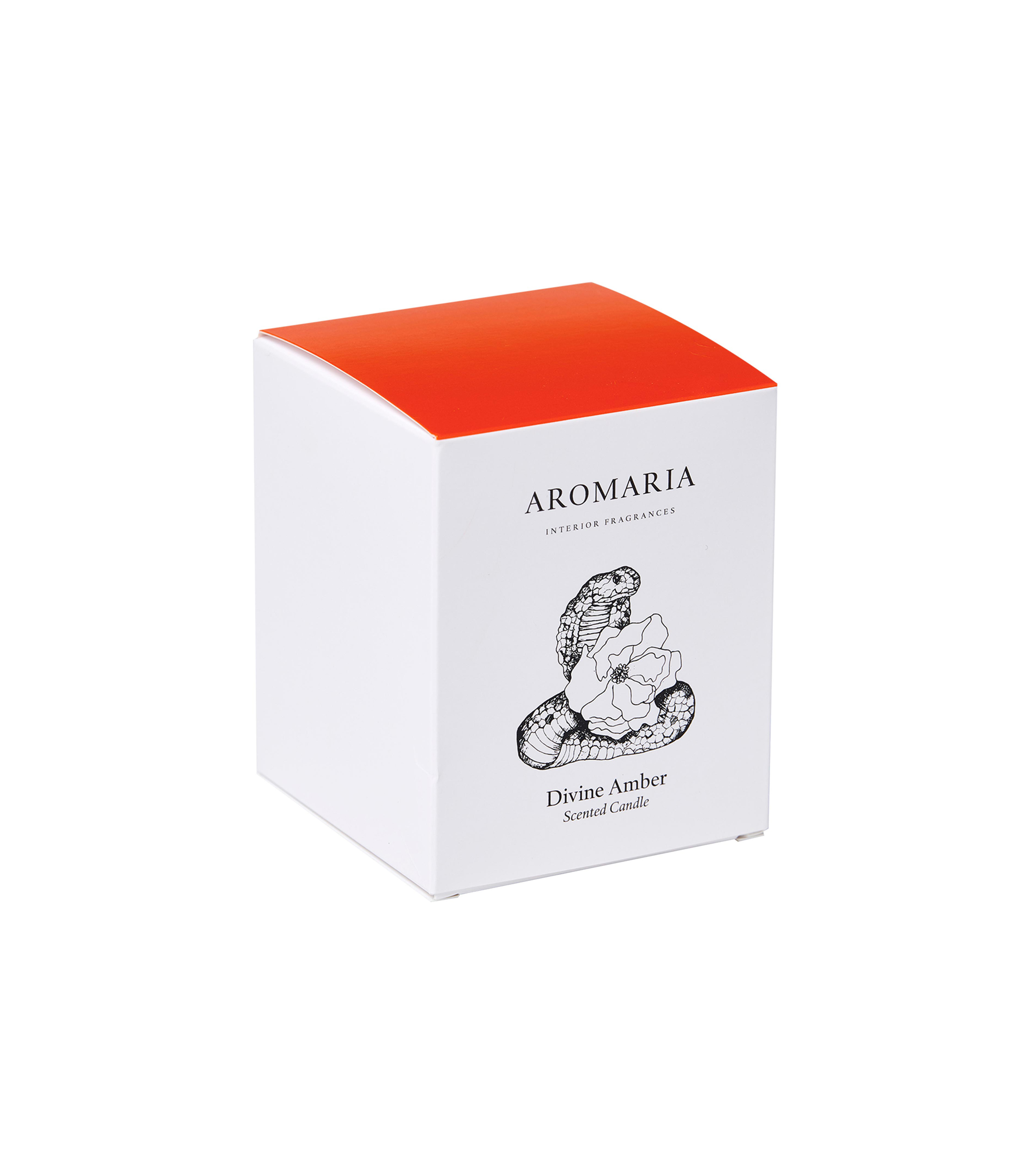 Vela Aromática Mediana Divine Amber, 180 gr