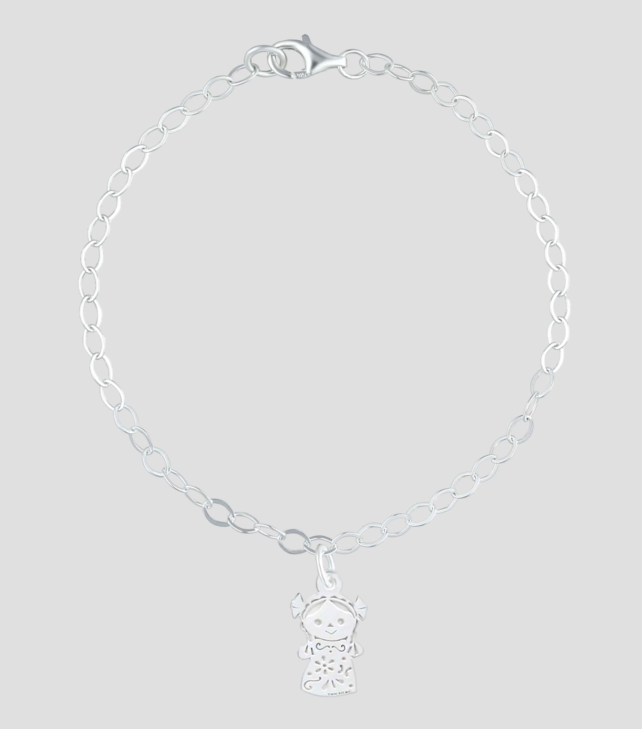Pulsera en plata Mujer