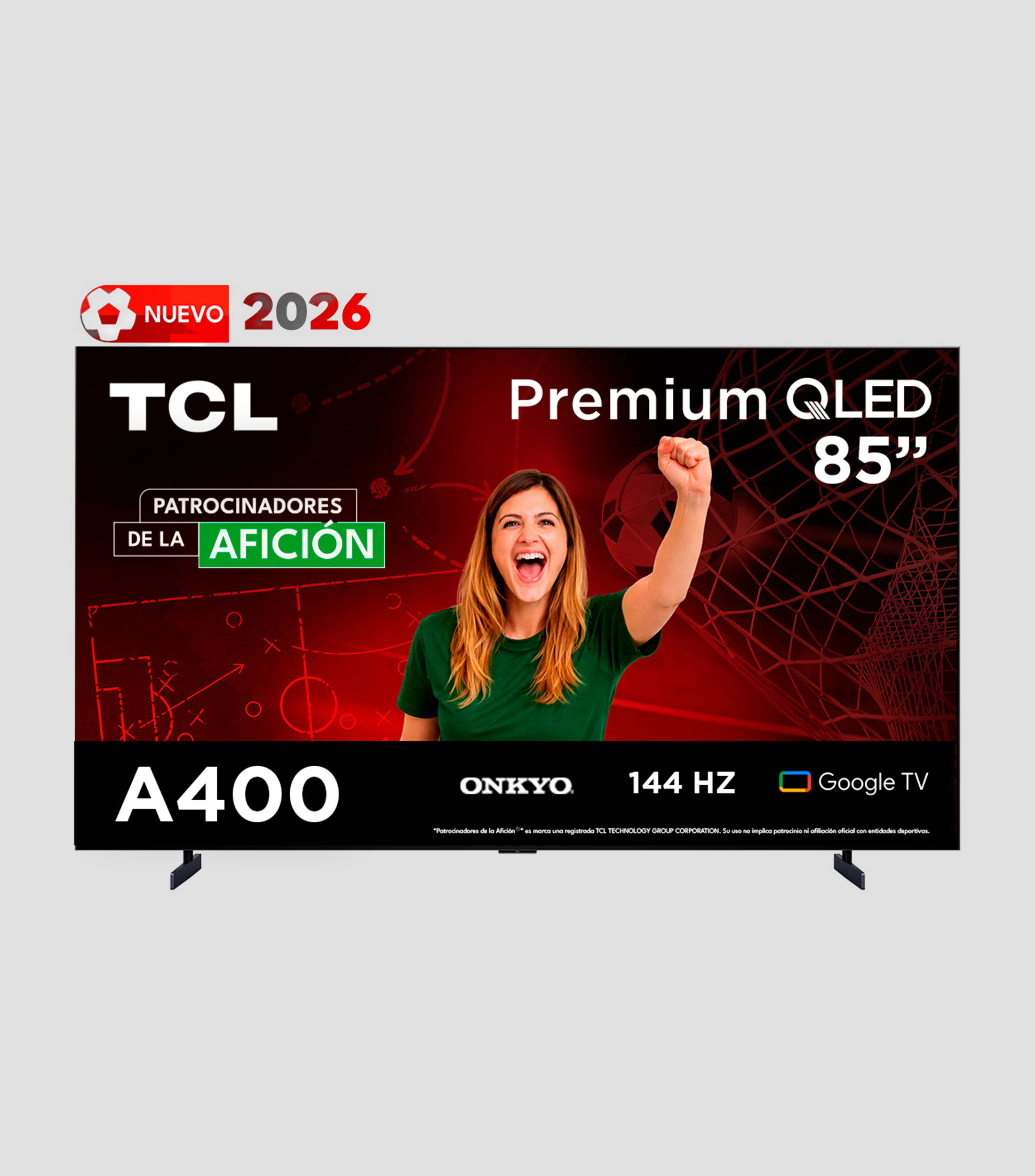 Pantalla 85 Pulgadas Plana QLED 4K Google TV 85A400