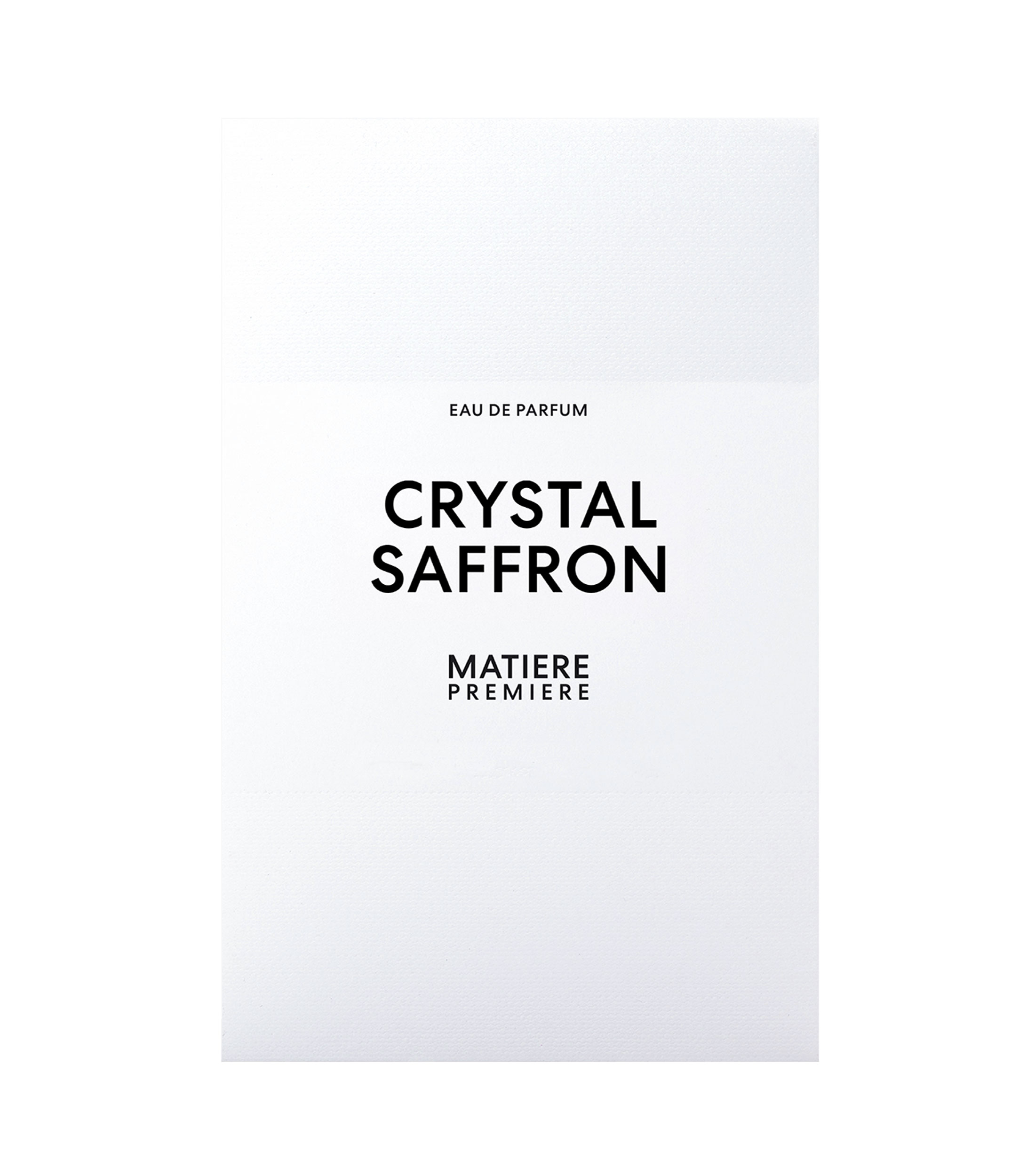 Perfume Crystal Saffron, Eau de Parfum 100 ml Unisex