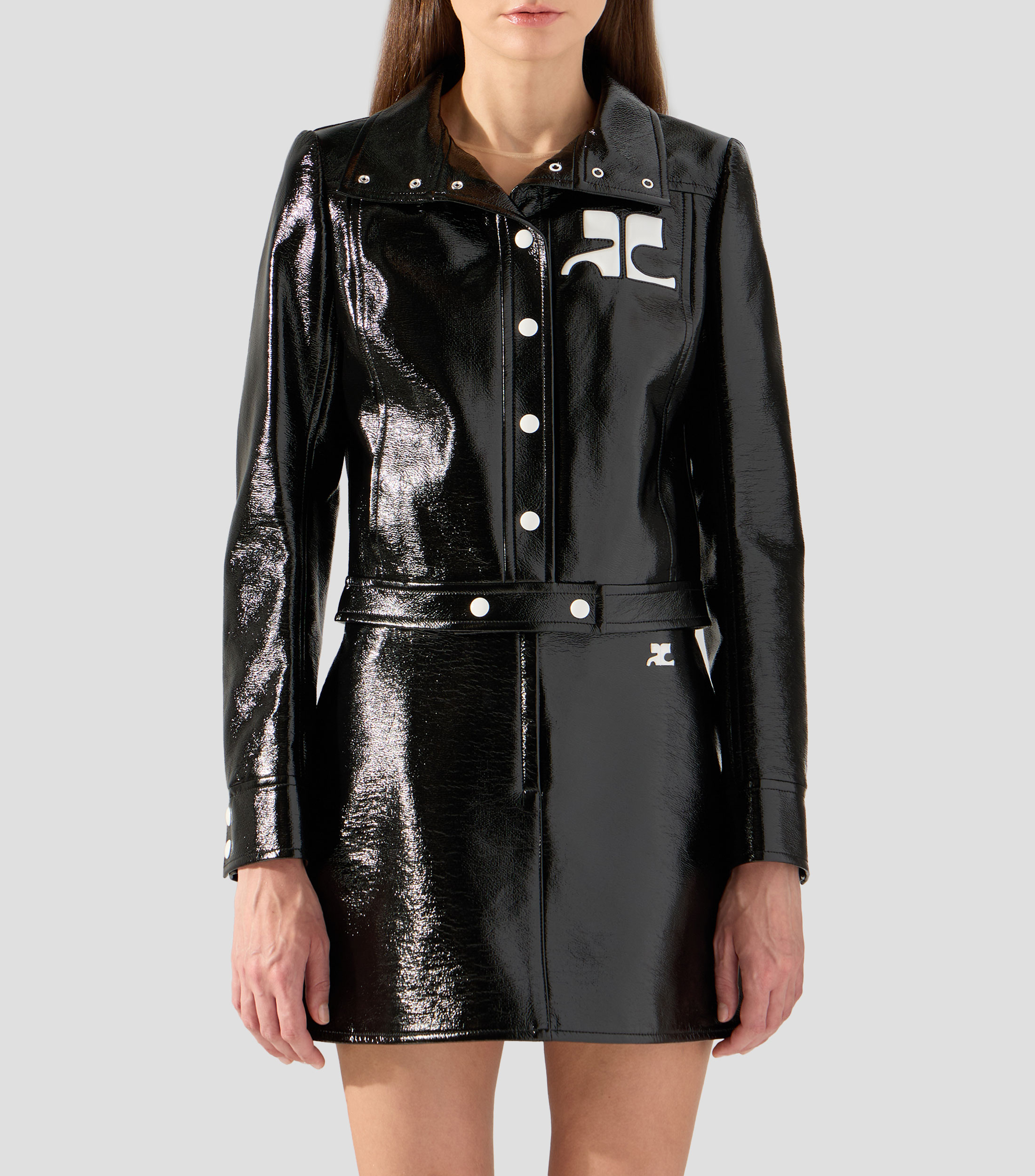 Chamarra biker Reedition liso Mujer
