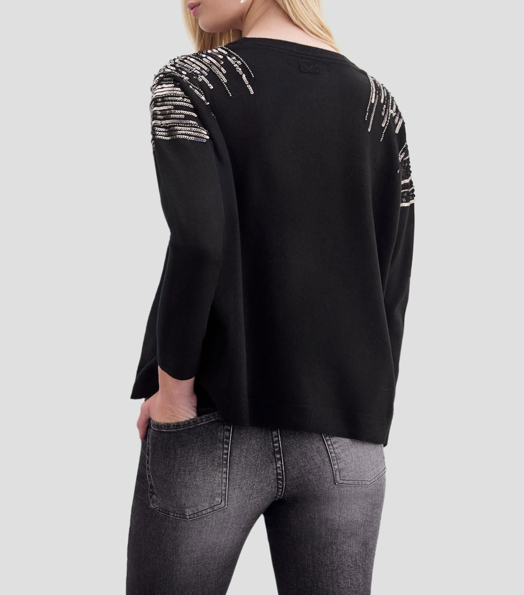 Suéter cuello redondo Mujer
