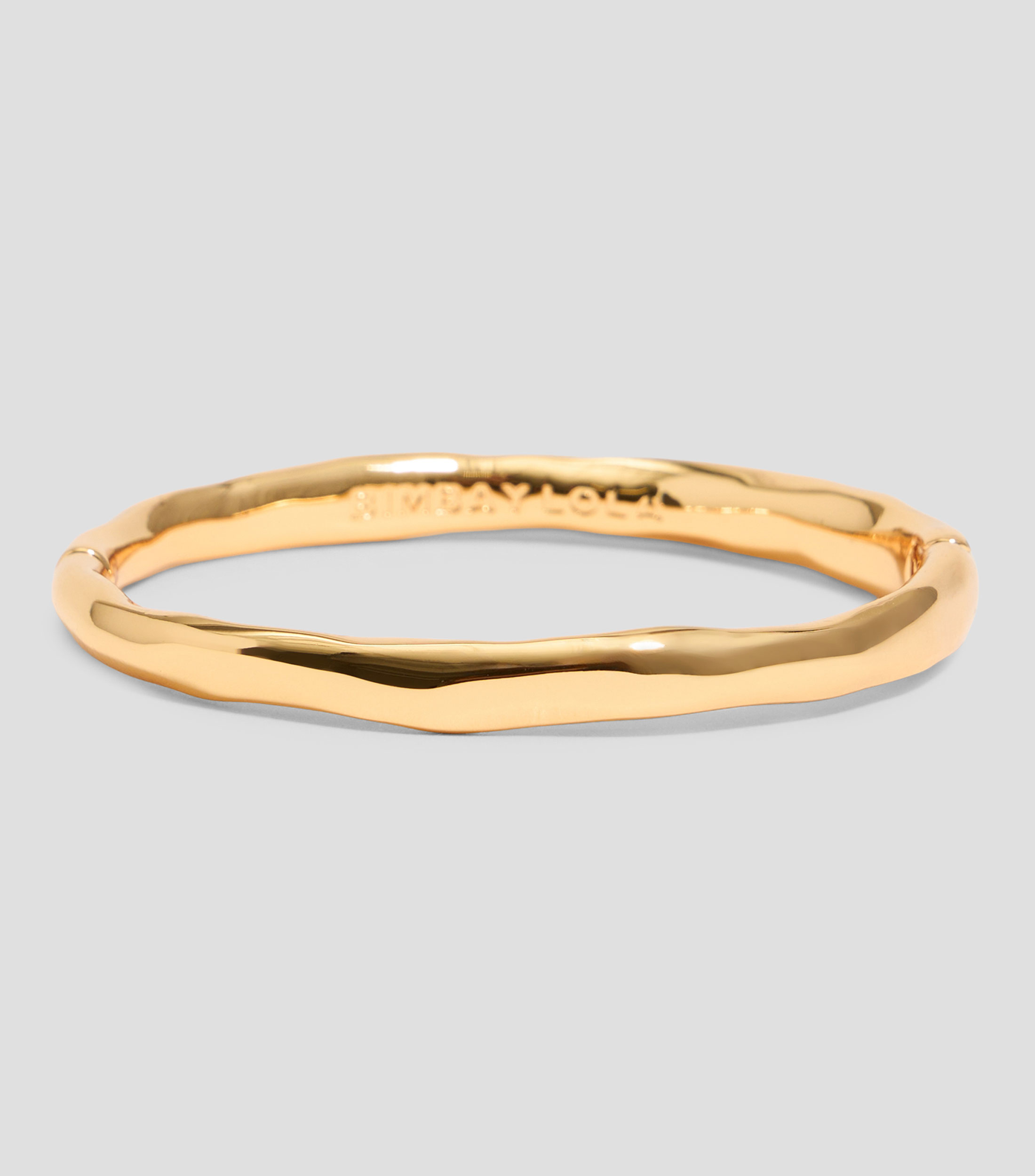 Pulsera irregular dorada Mujer