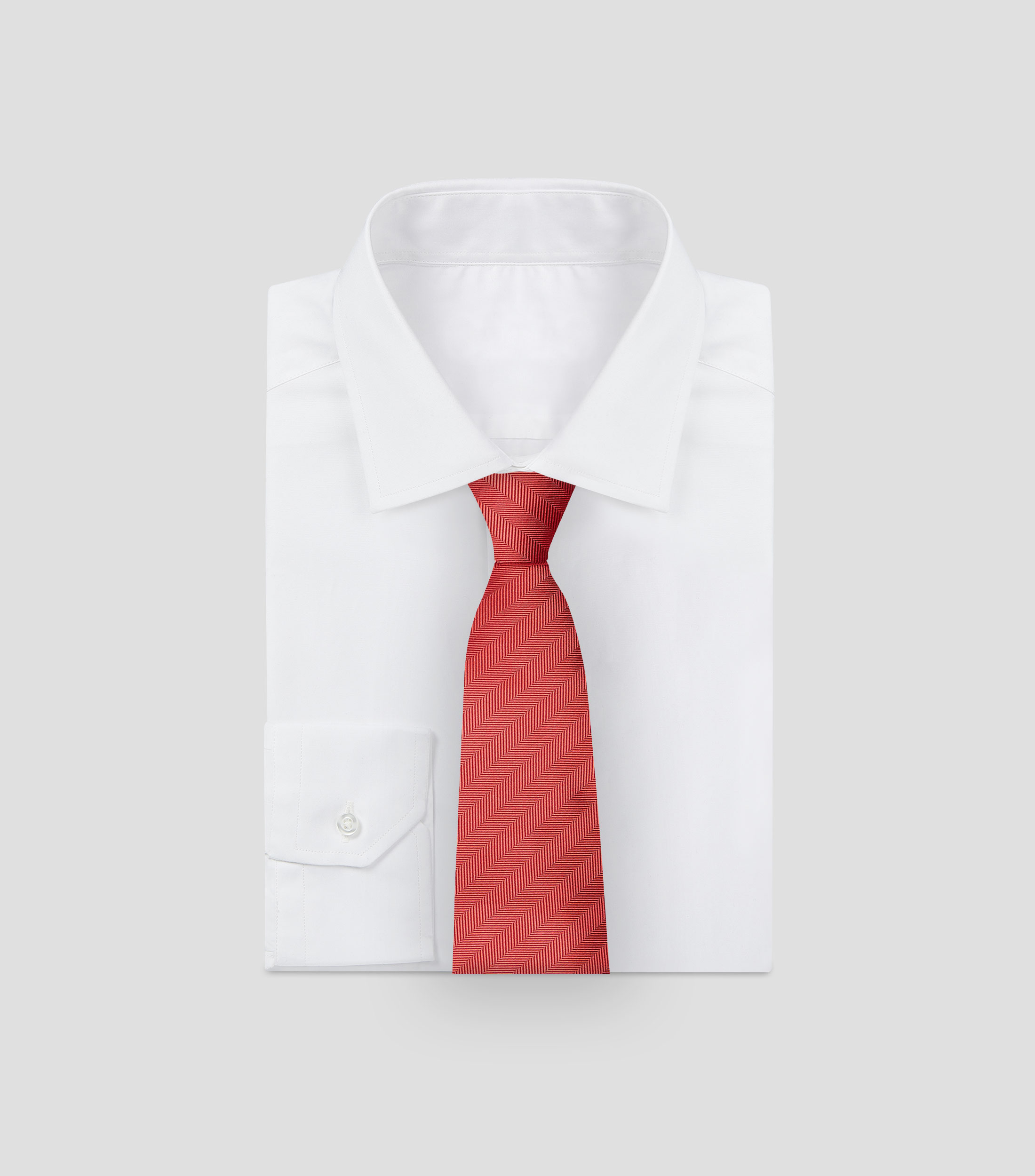 Corbata ancha de seda líneas