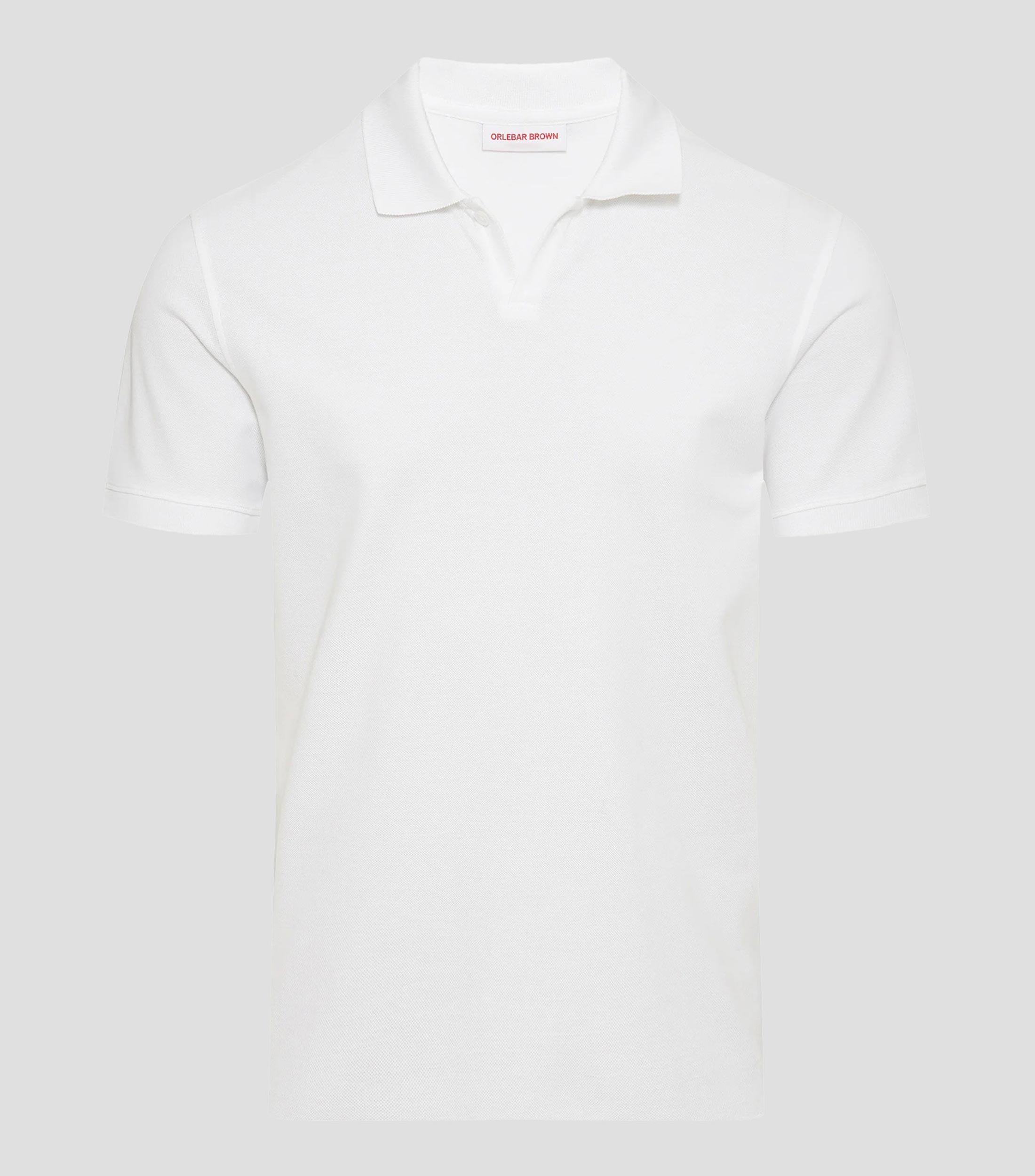 Playera tipo polo con manga corta lisa Hombre