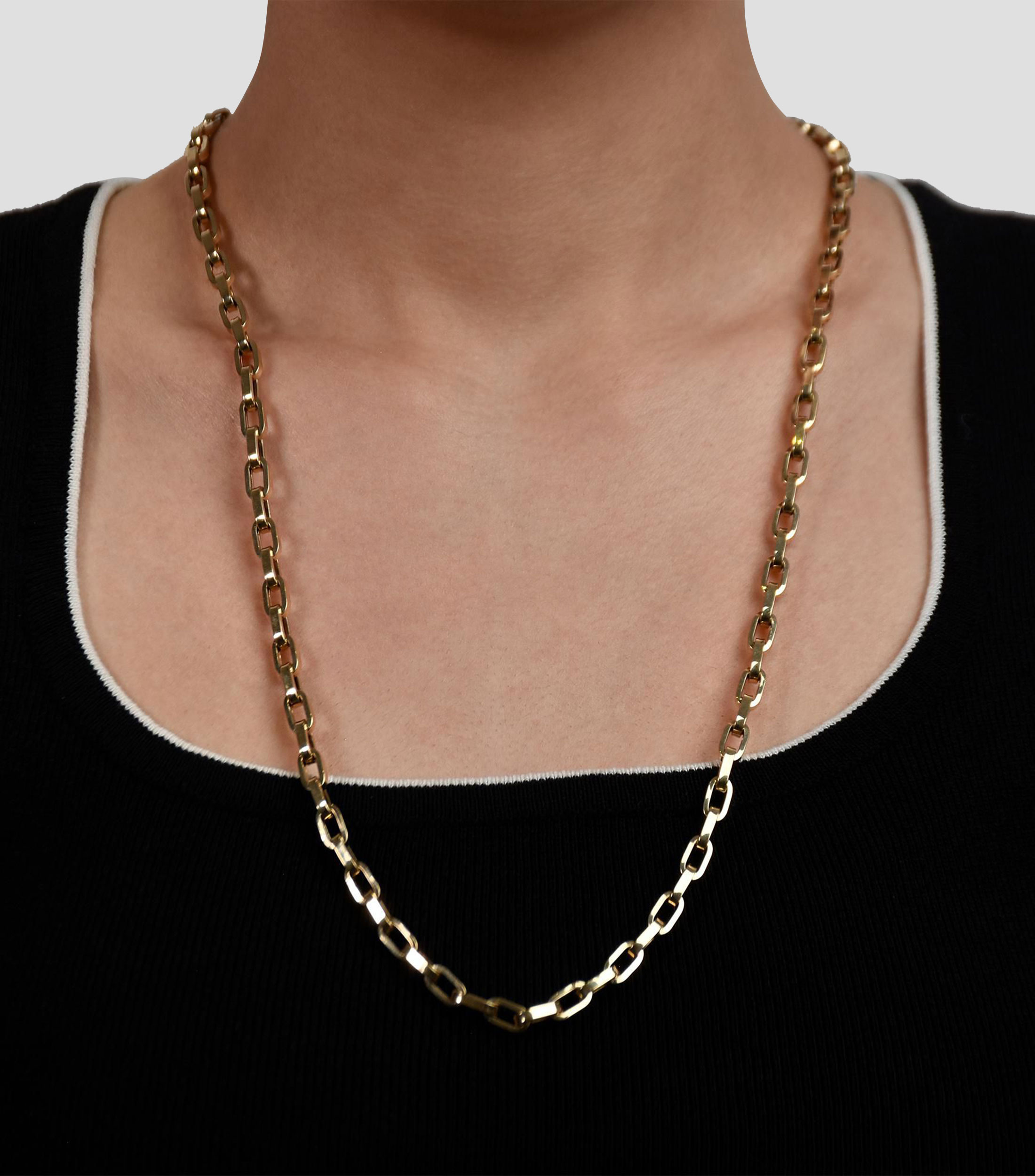 Cadena en Oro amarillo de 14 Kilates Unisex