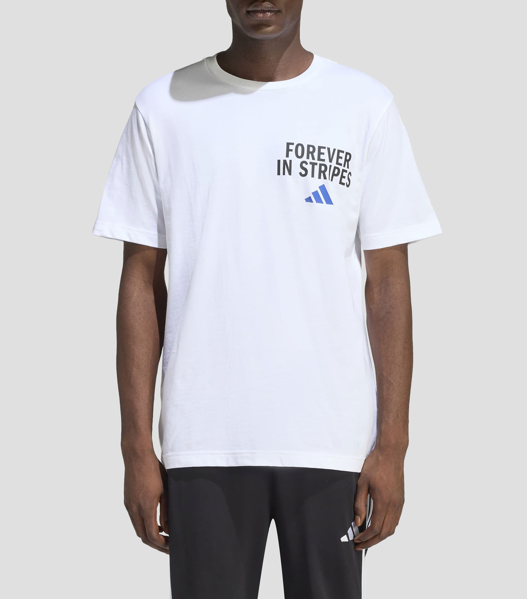 Playera deportiva Forever in Stripes estampada Hombre