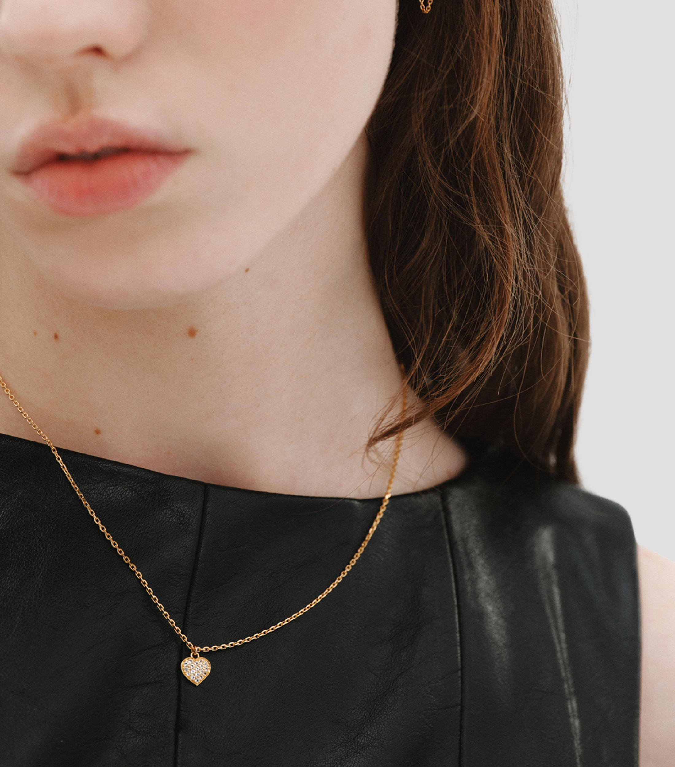 Collar en plata .925 con topacios San Valentín Mujer