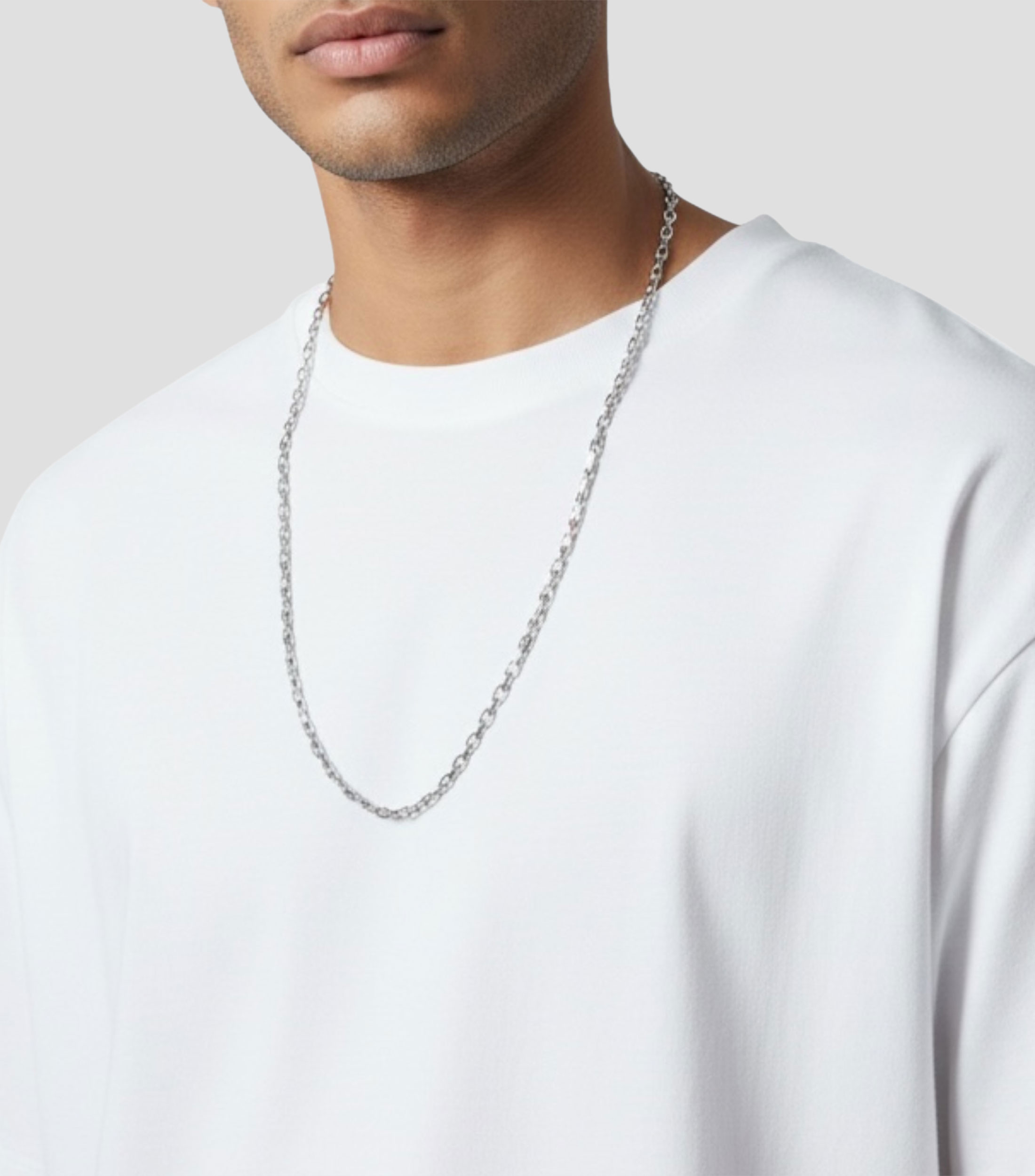 Cadena en Plata .925 tipo inglesa Hombre