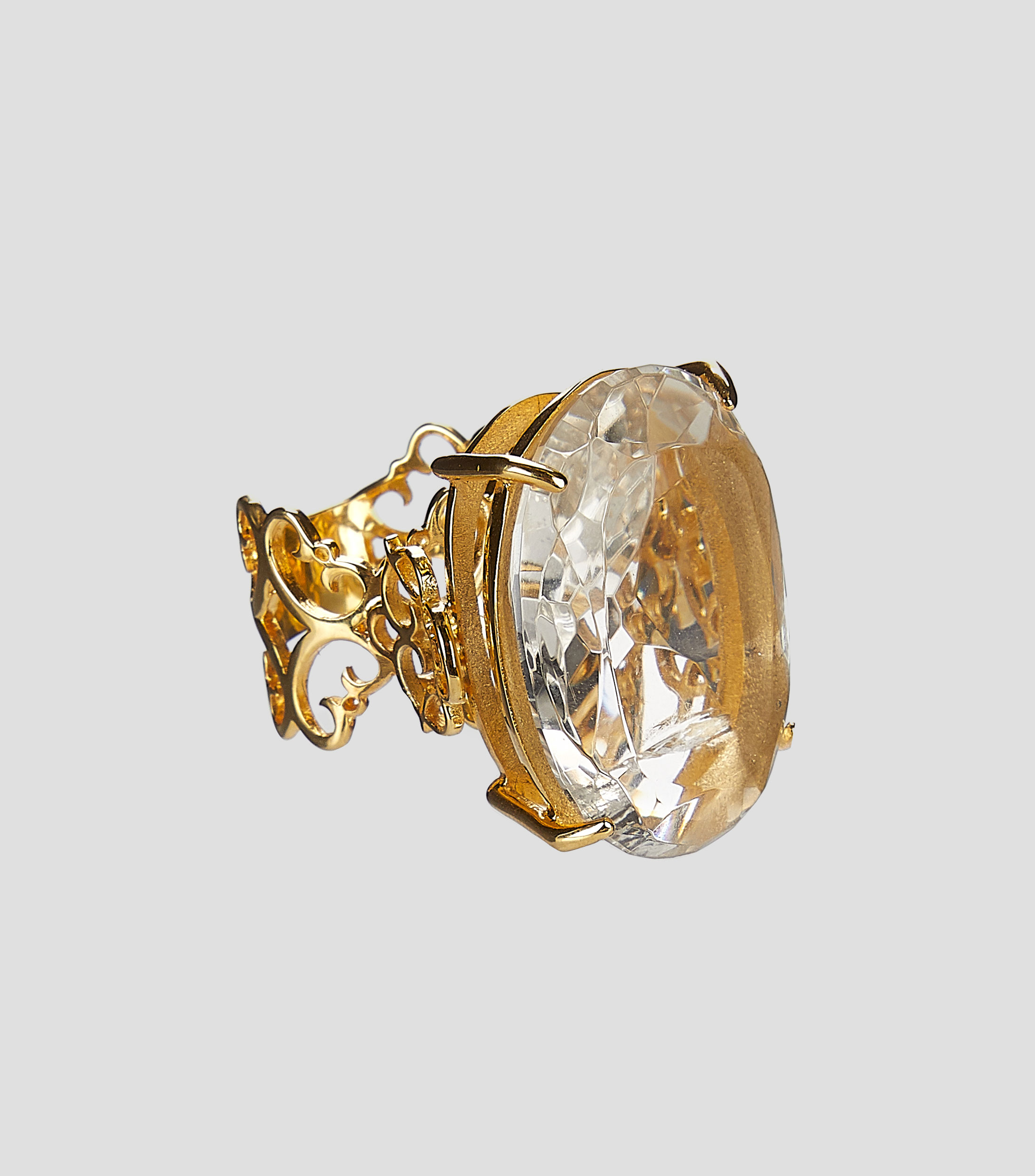 Anillo en plata .925 con cuarzo Diosas Mujer