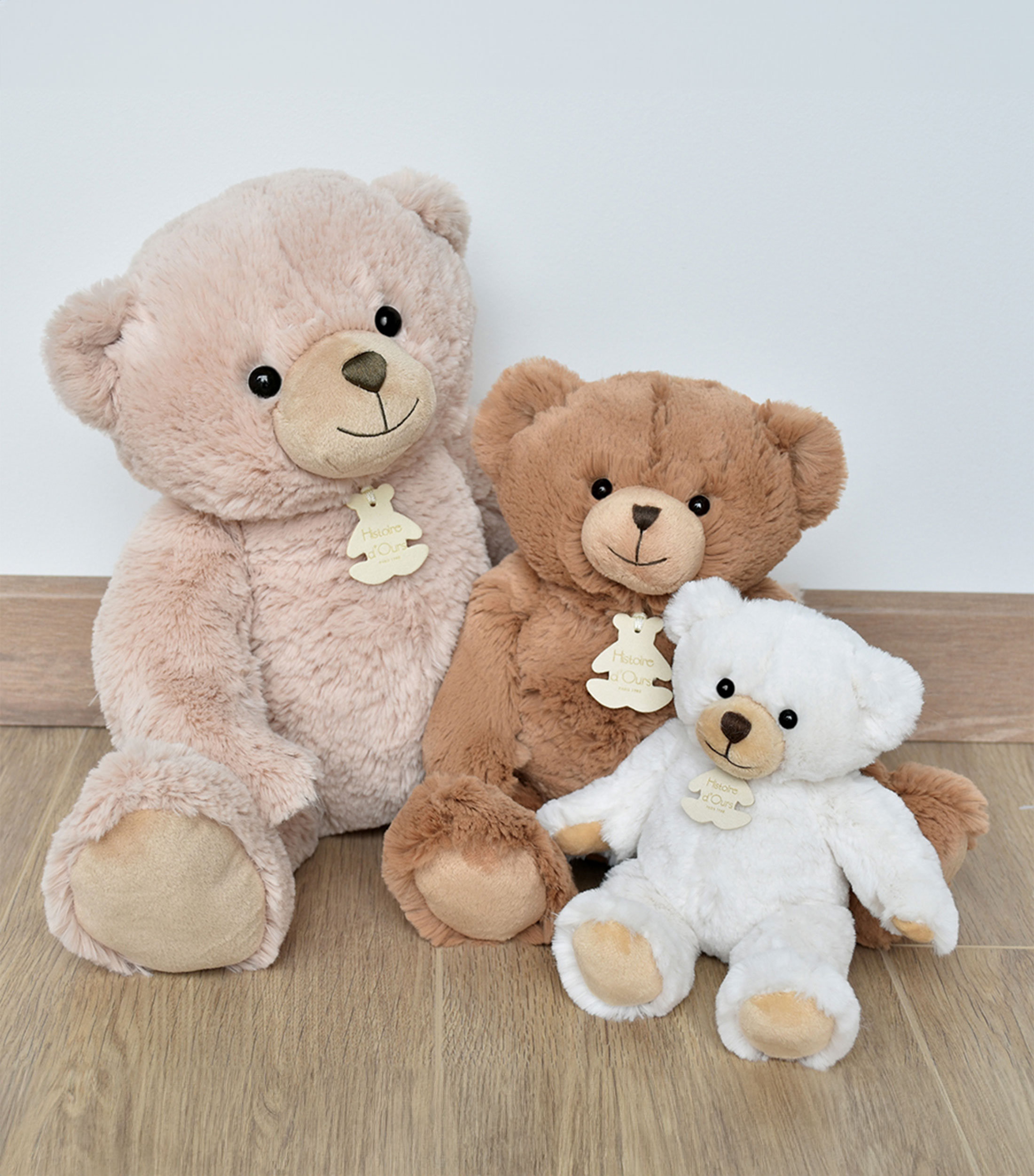 Oso de peluche marfil 25 cm
