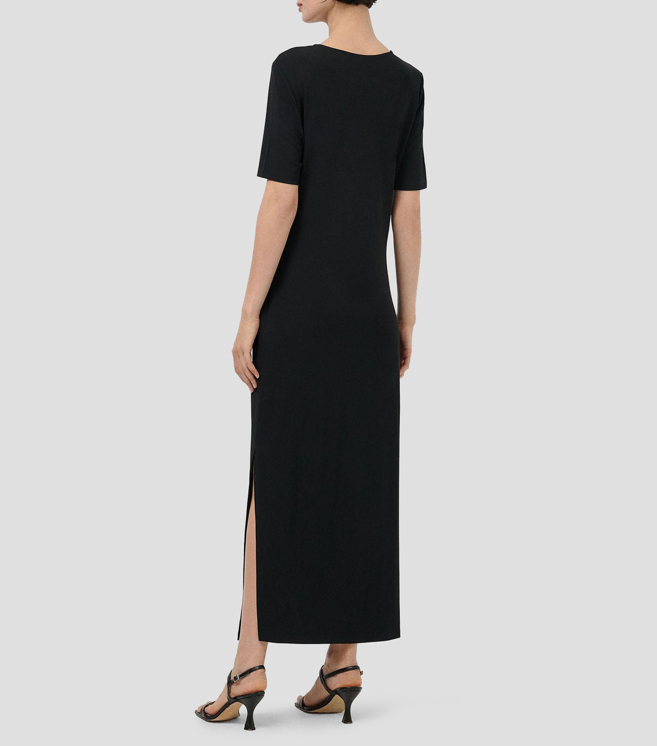 Vestido largo liso Mujer