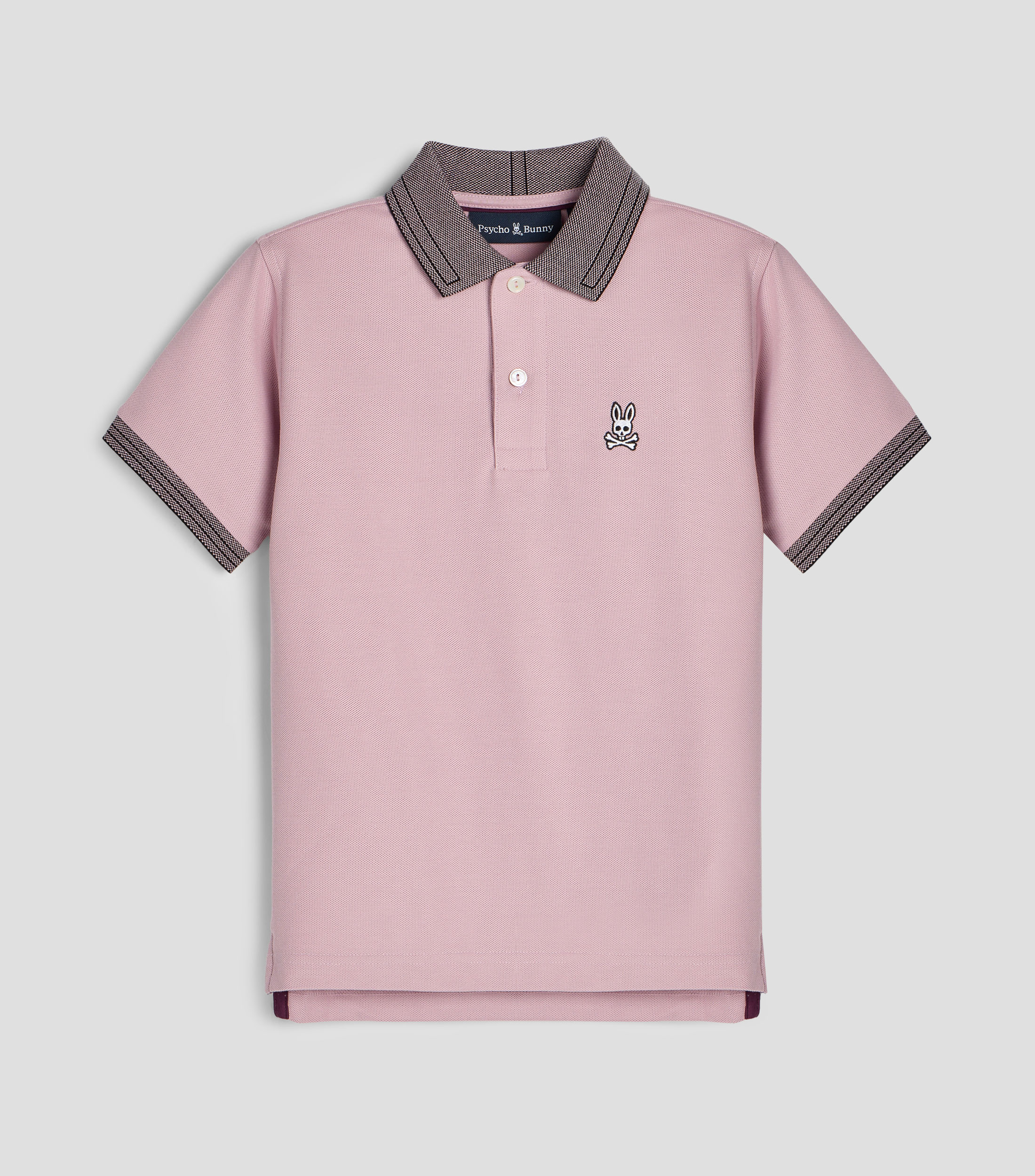 Playera tipo polo manga corta lisa Niño