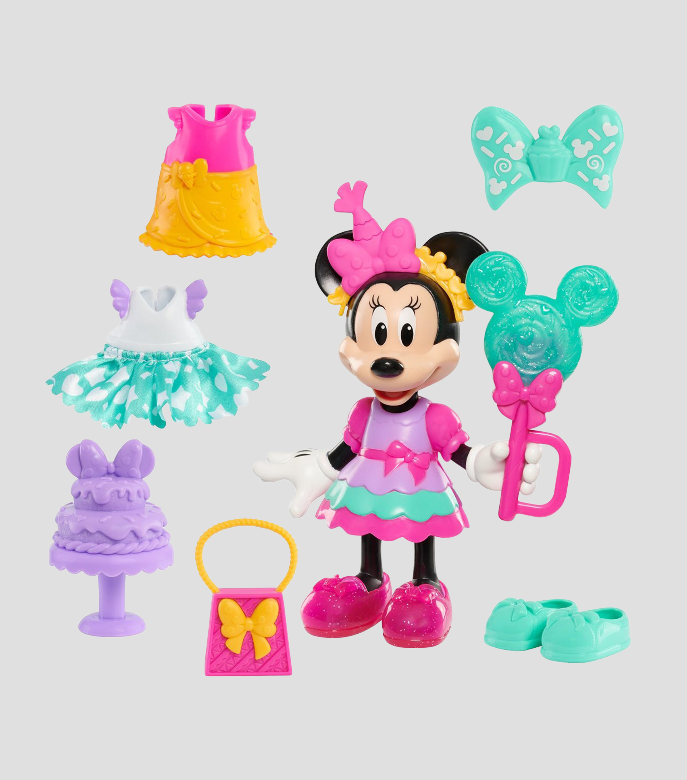 Muñeca Fashion Minnie Mouse Maletín Rosa
