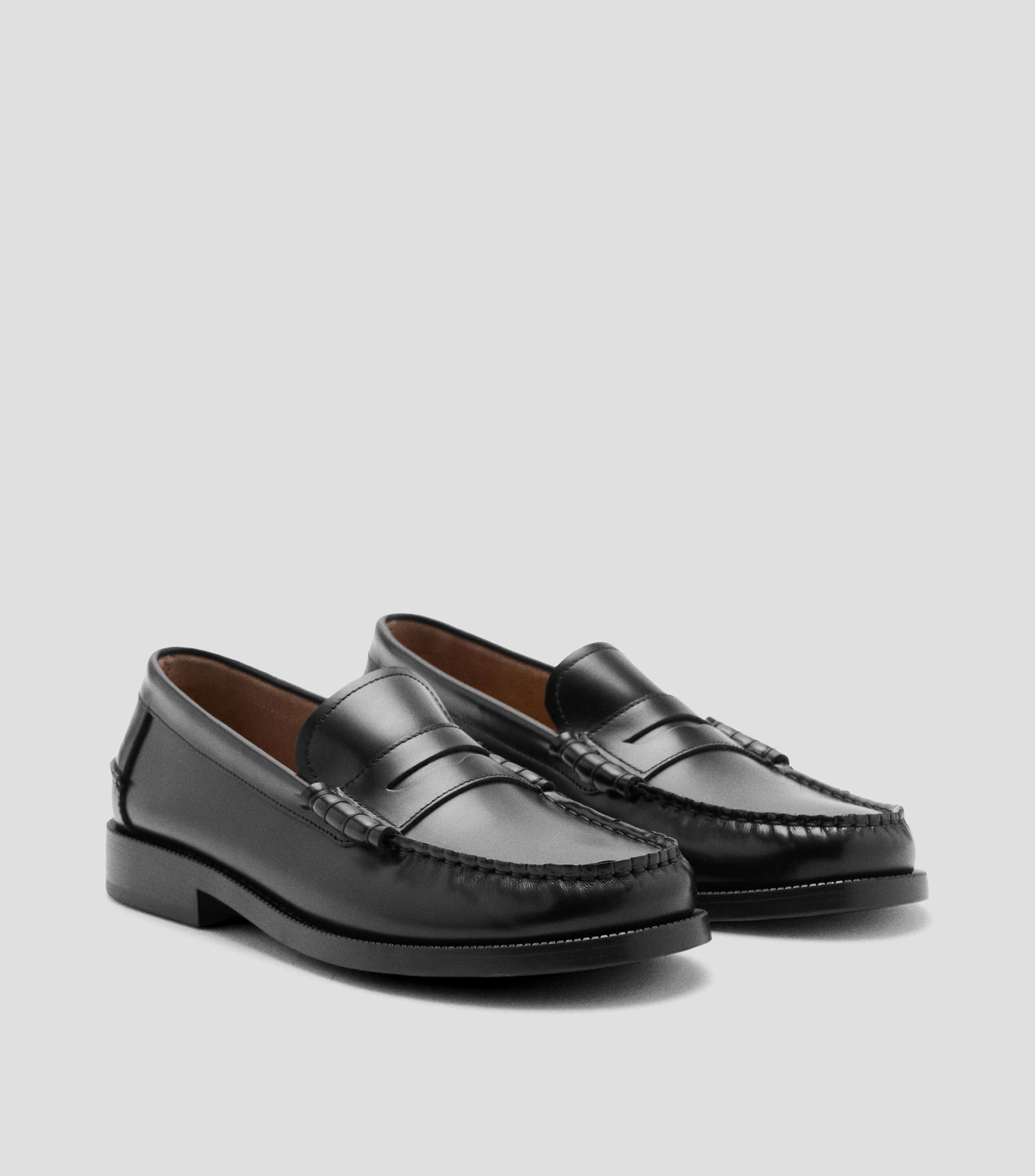 Zapatos casuales en piel de bovino Hombre