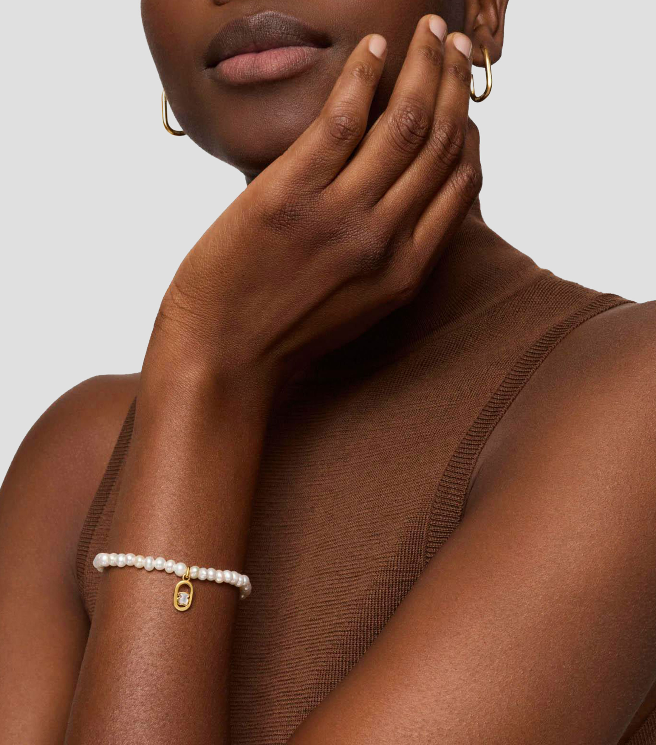 Pulsera en perlas de agua dulce Camille Mujer