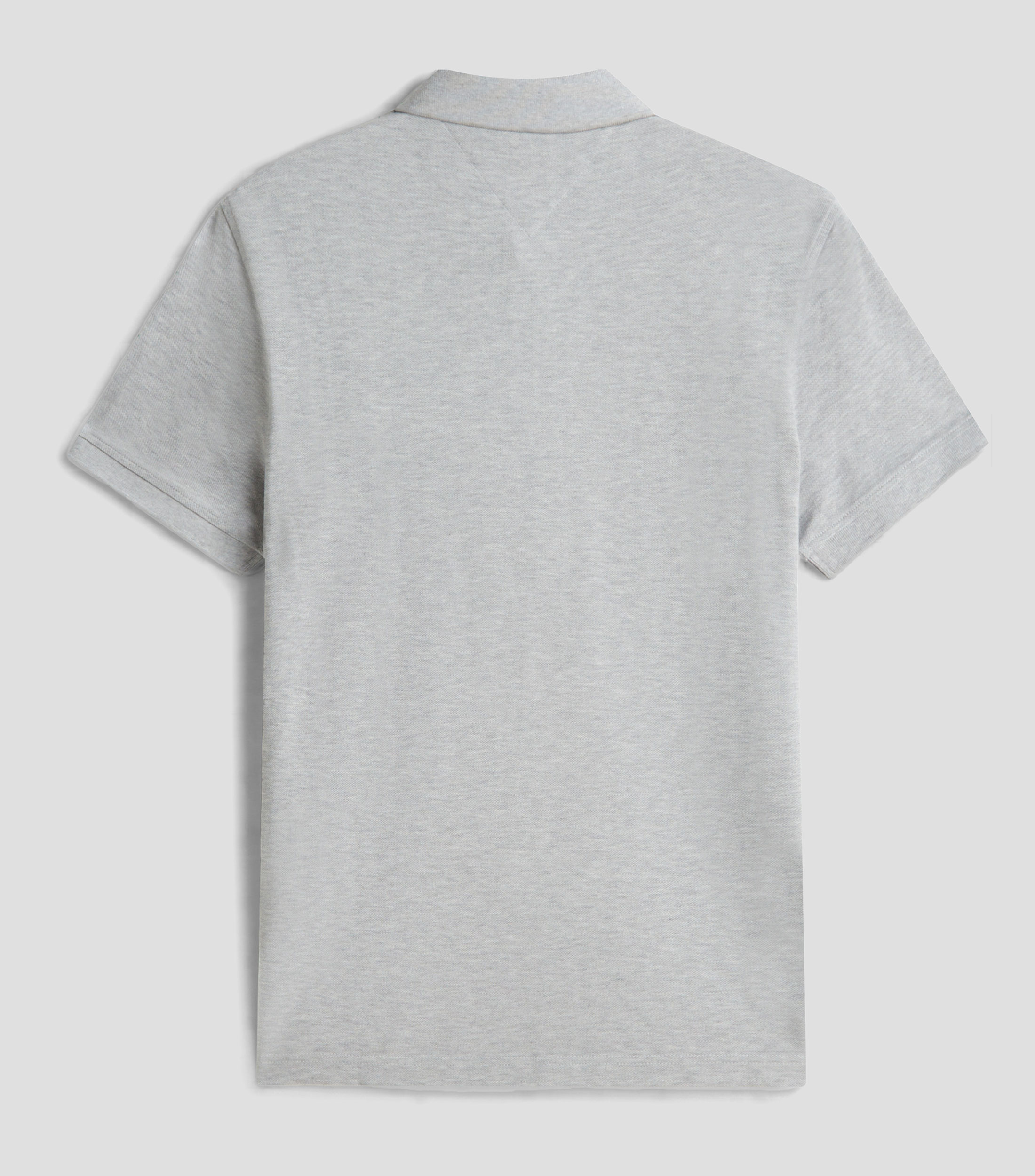 Playera Polo gris de manga corta Hombre
