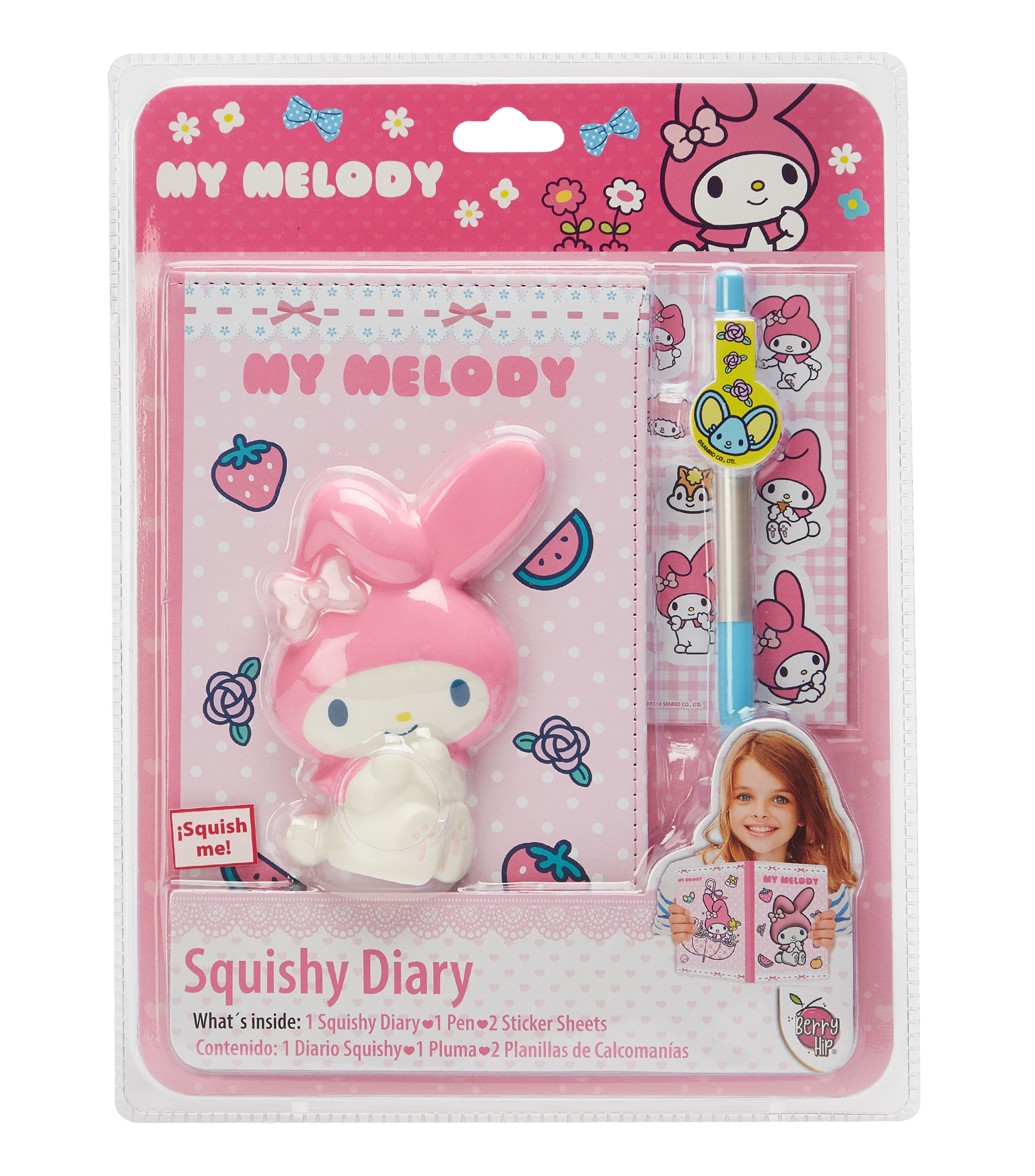 Diario Squishy My Melody Nina
