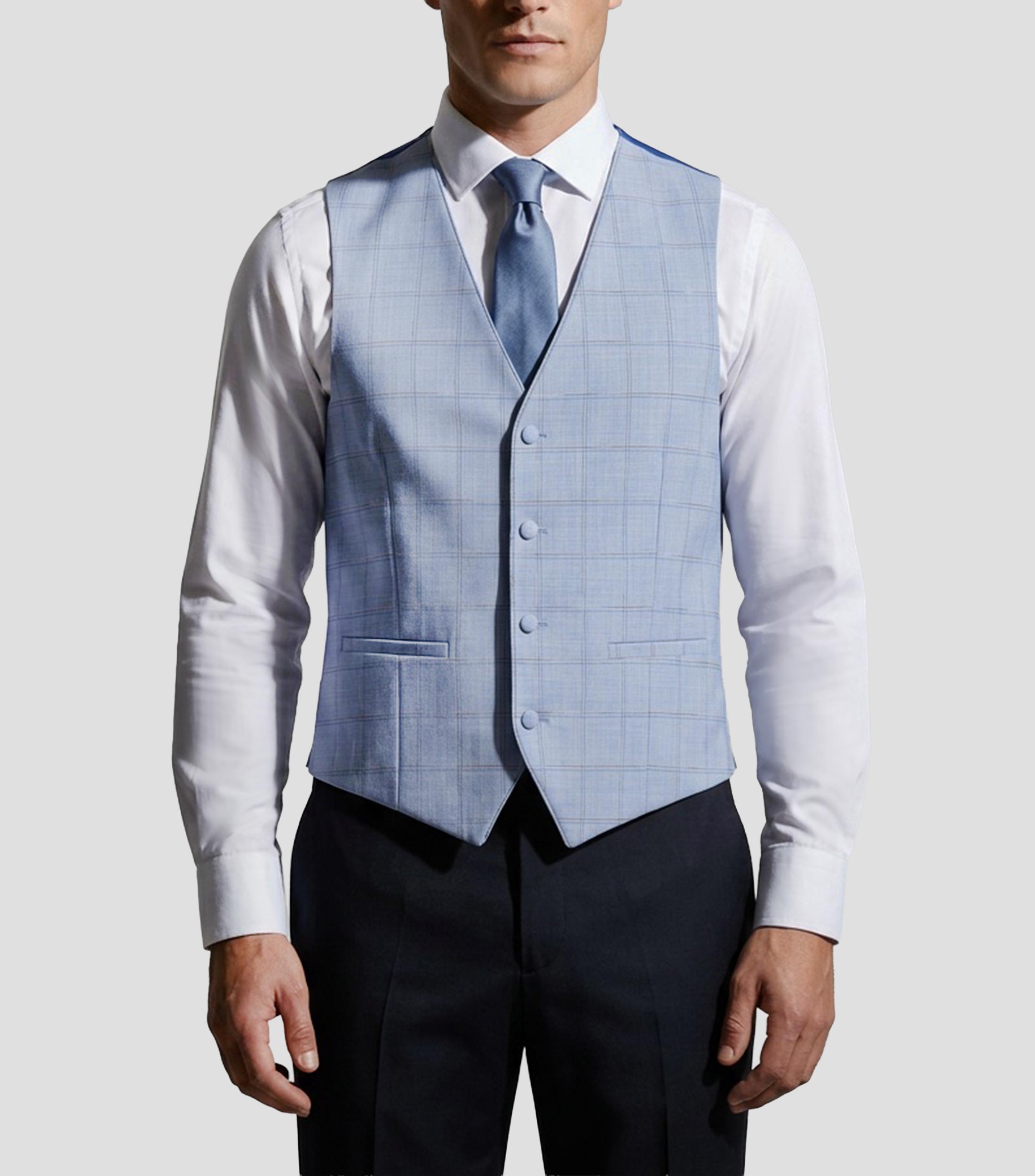 Chaleco Formal Líneas Hombre