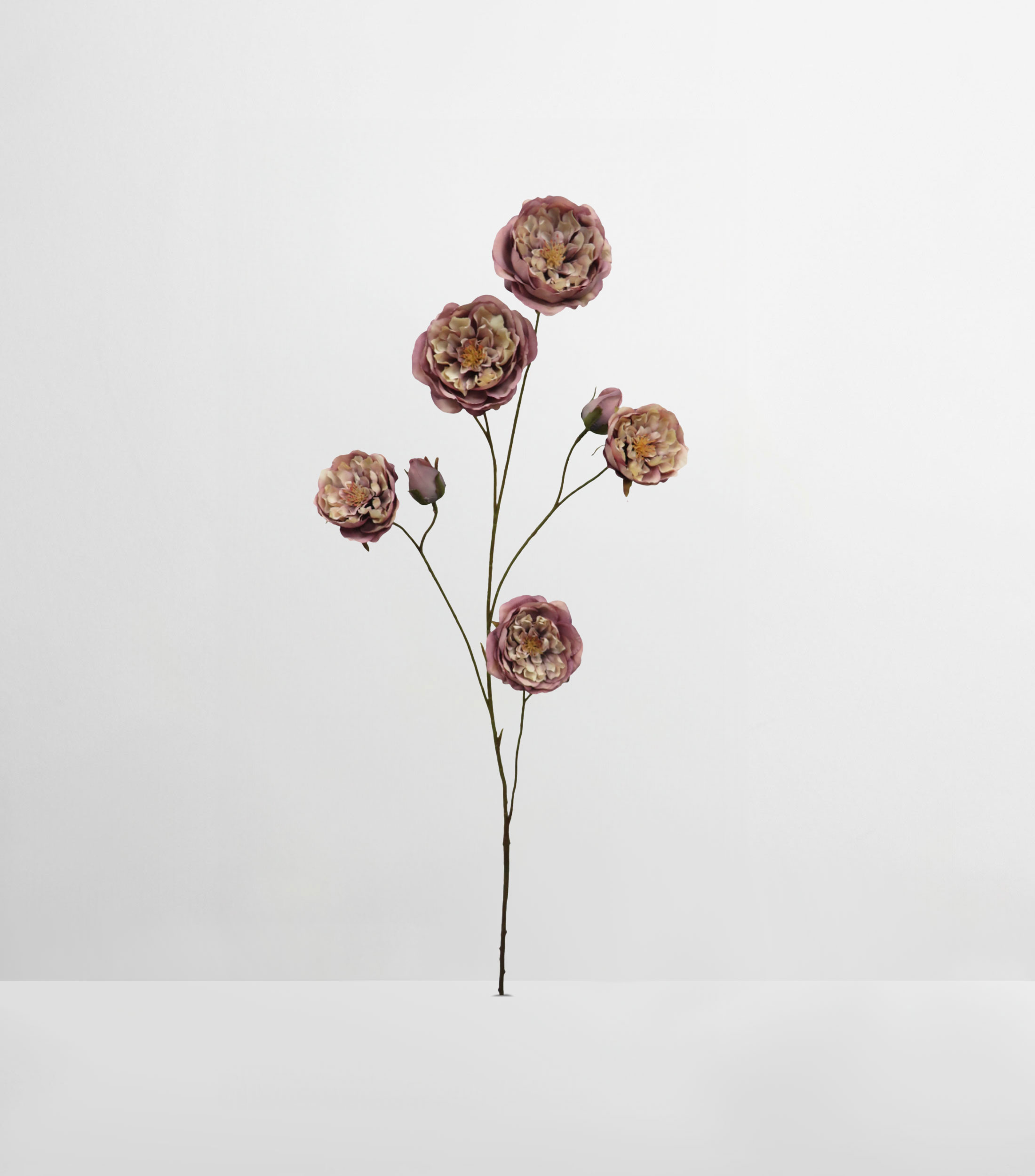 Flor Sintética Rosa en Poliéster