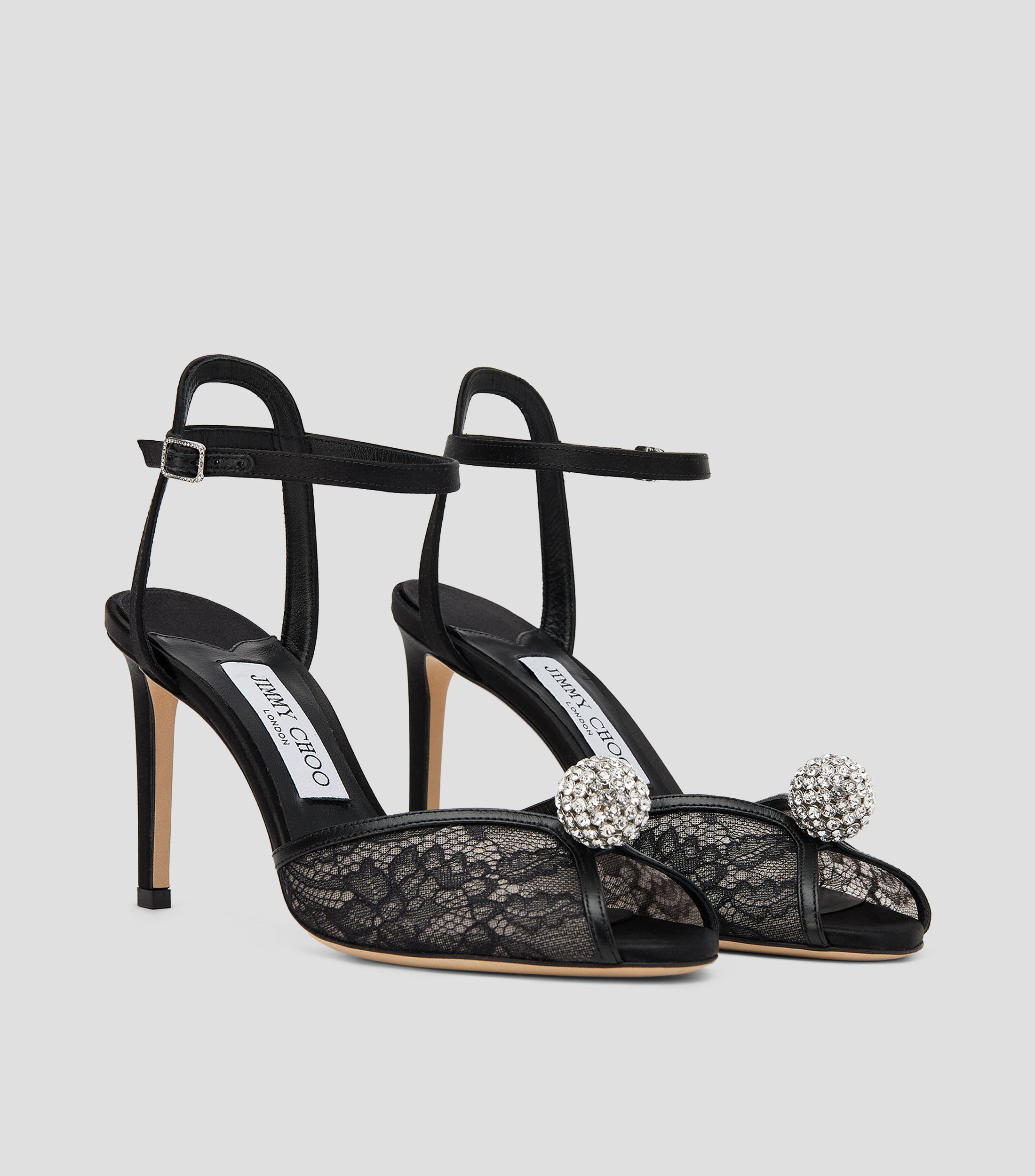 Sandalias con tacón alto de aguja Sacora Mujer