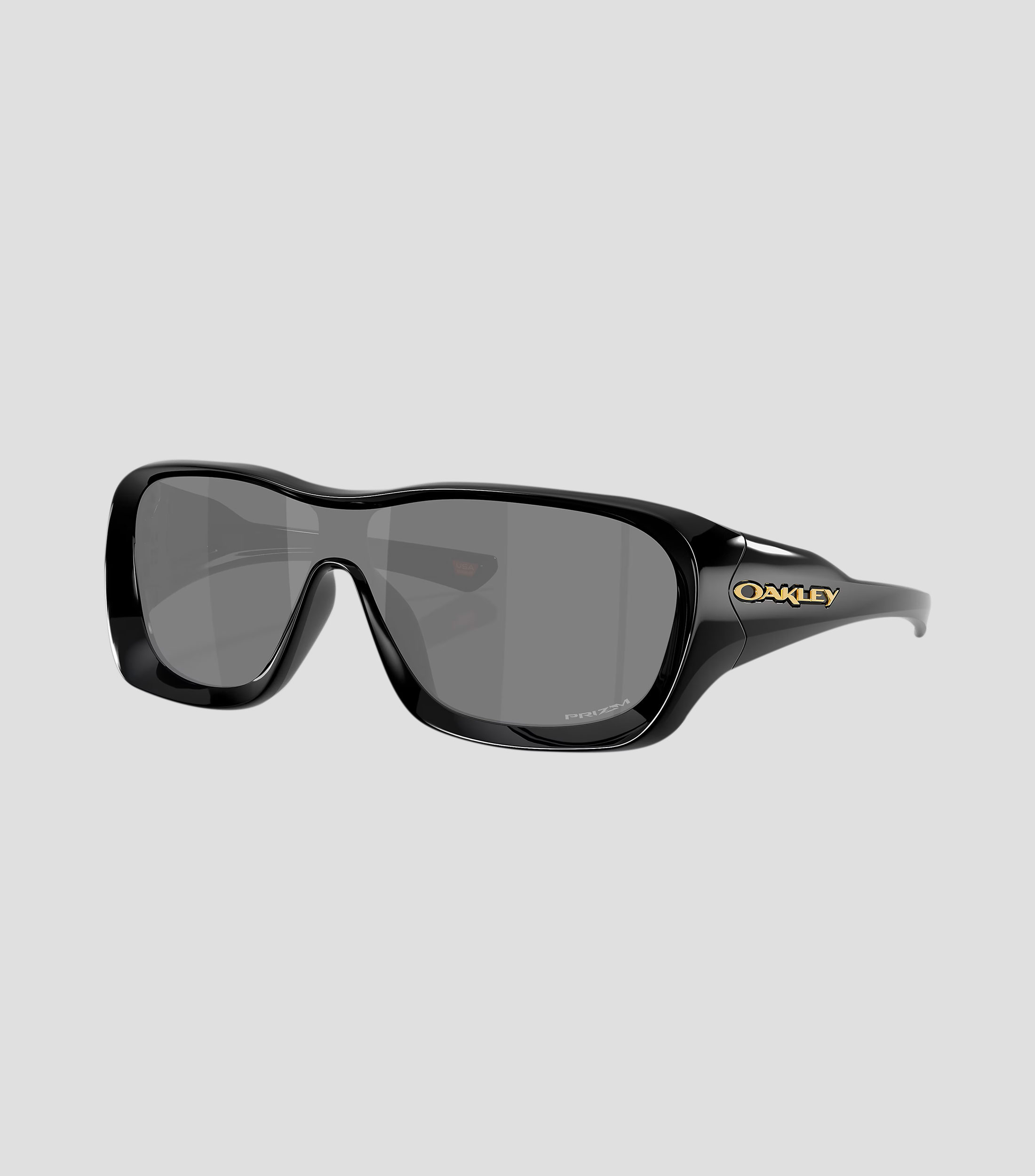 Lentes de sol rectangulares De La Salle Prizm negro Unisex