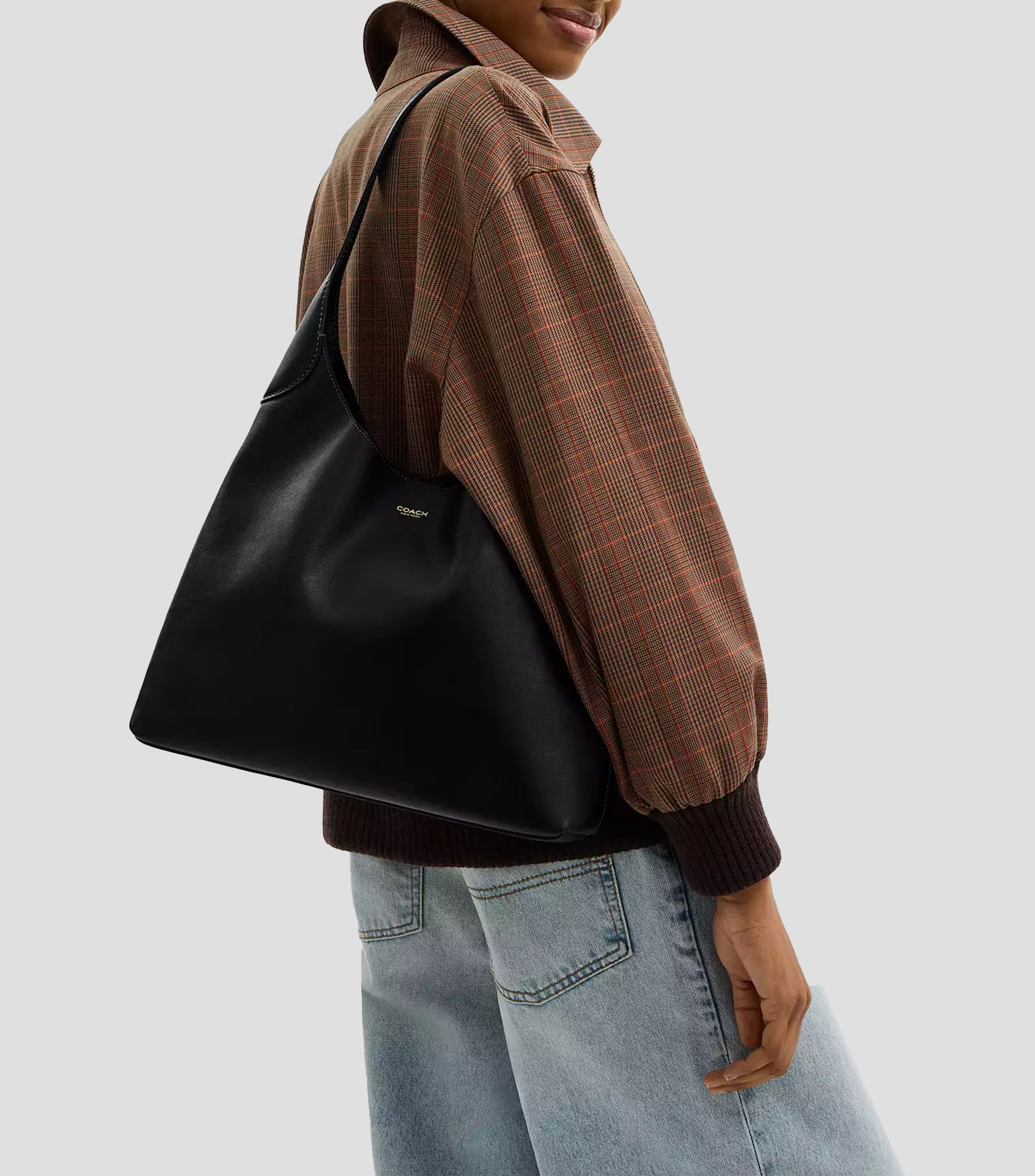 Bolsa Shoulder en piel Brooklyn Mujer