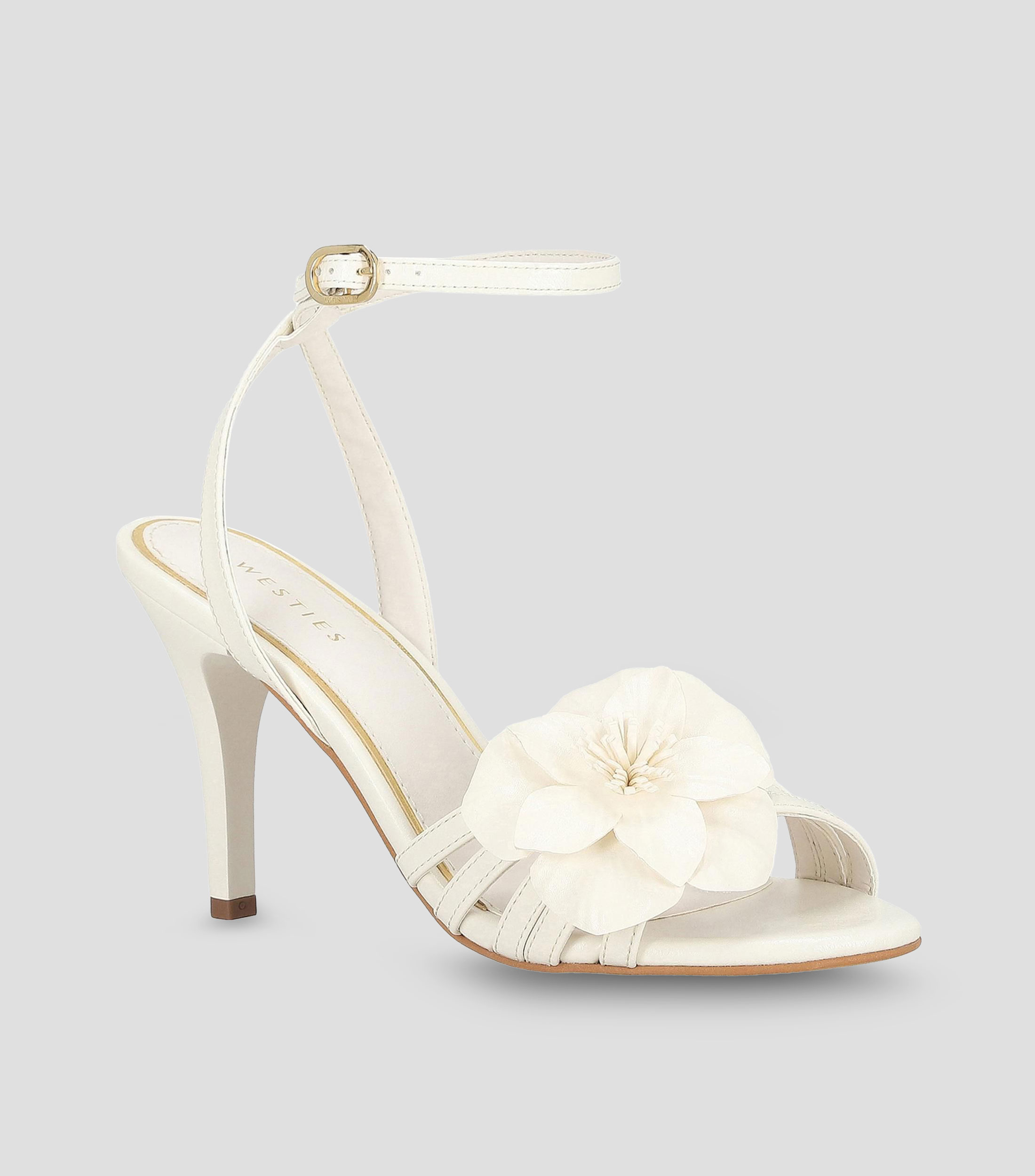Sandalias con tacón alto de aguja Mujer